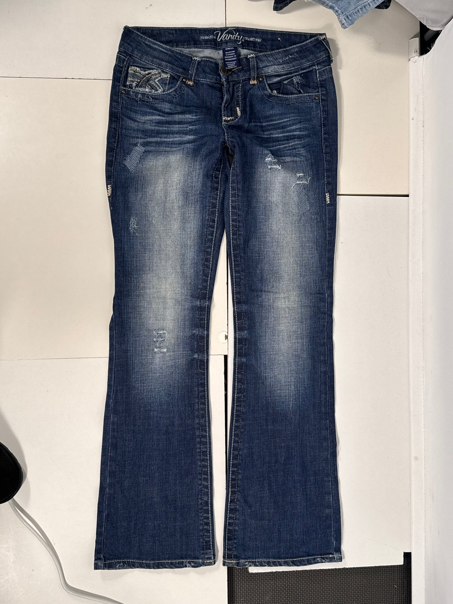 Lavt liv jeans str: S/M