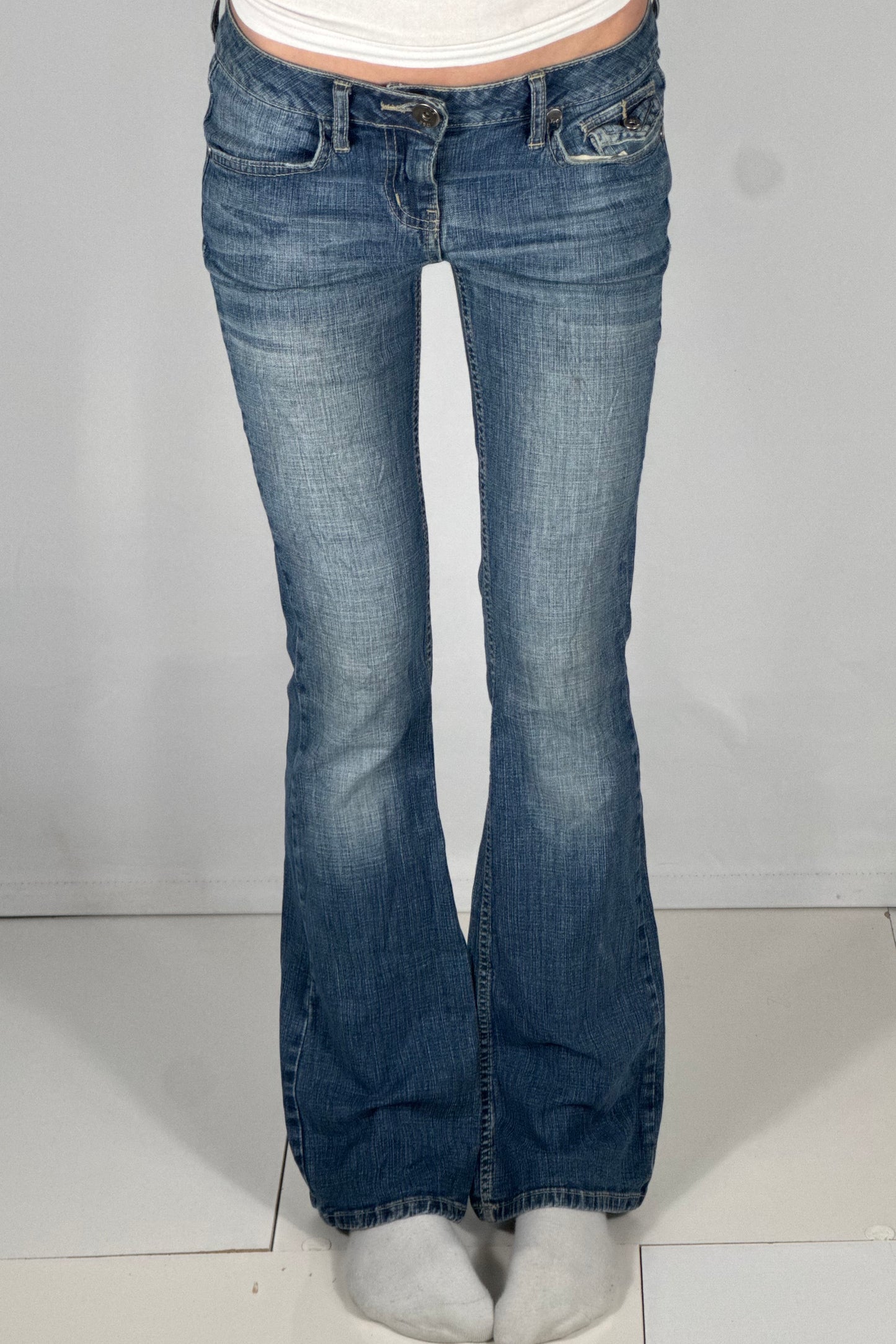 Lågmidjade jeans stl: XS