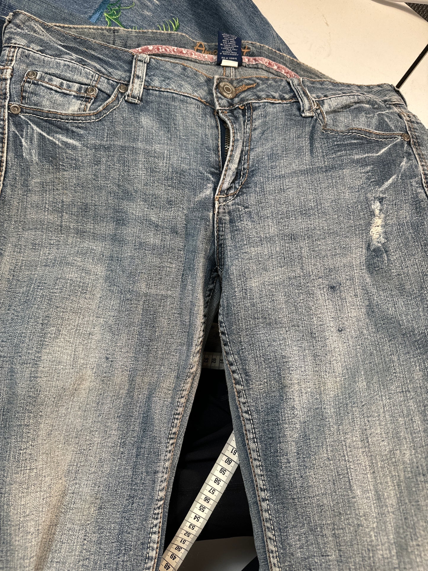 Lavtaljede jeans str: M