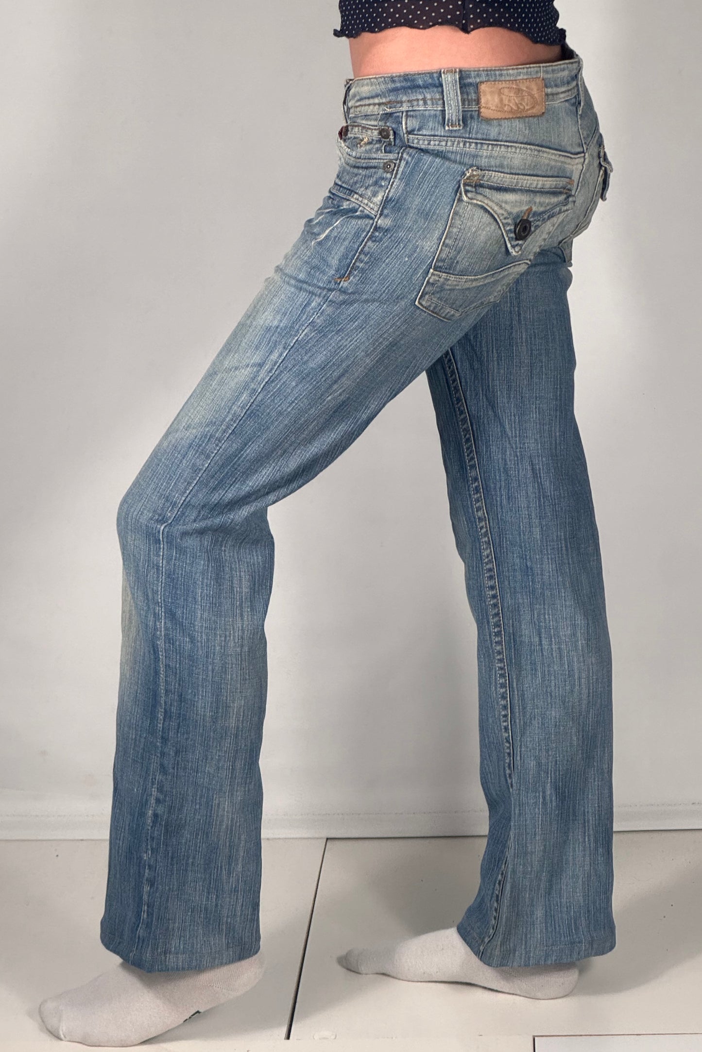 Lågmidjade jeans stl: S
