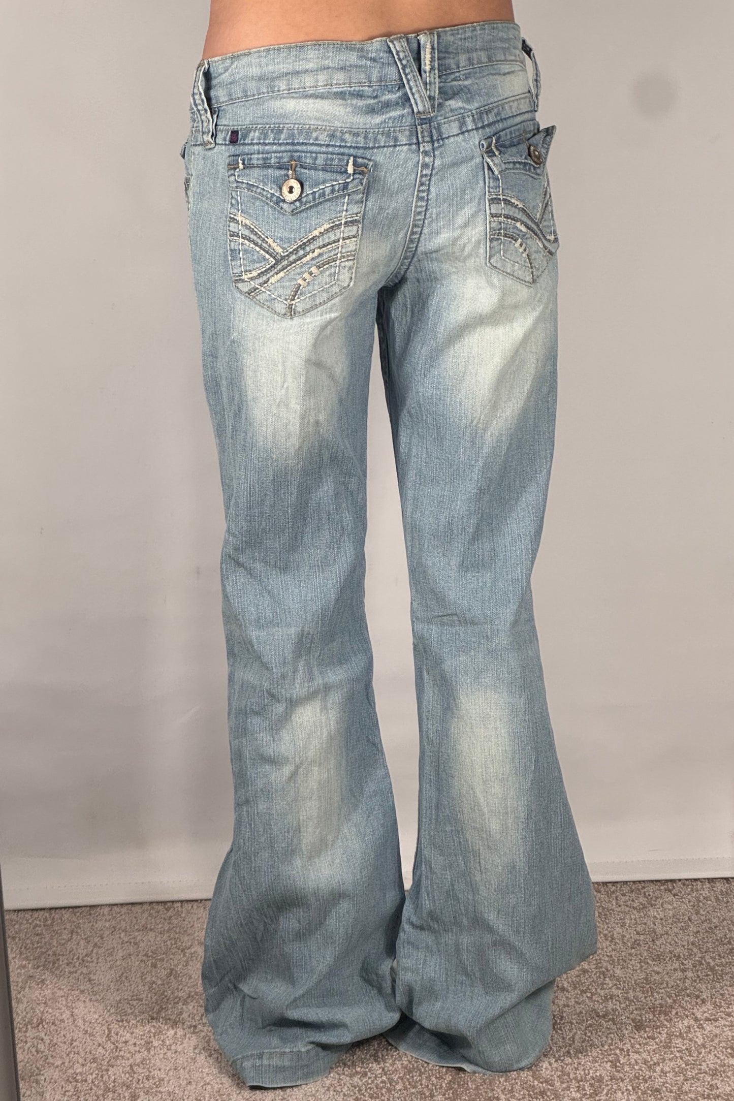 Lågmidjade jeans stl: M