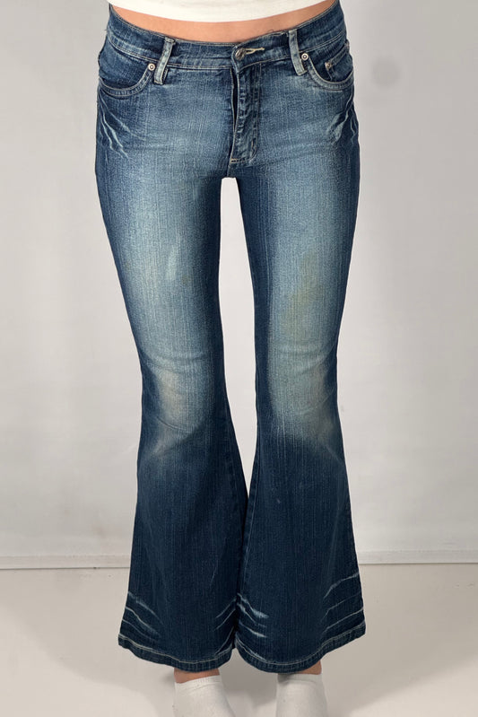 Utsvingte jeans str: XXS
