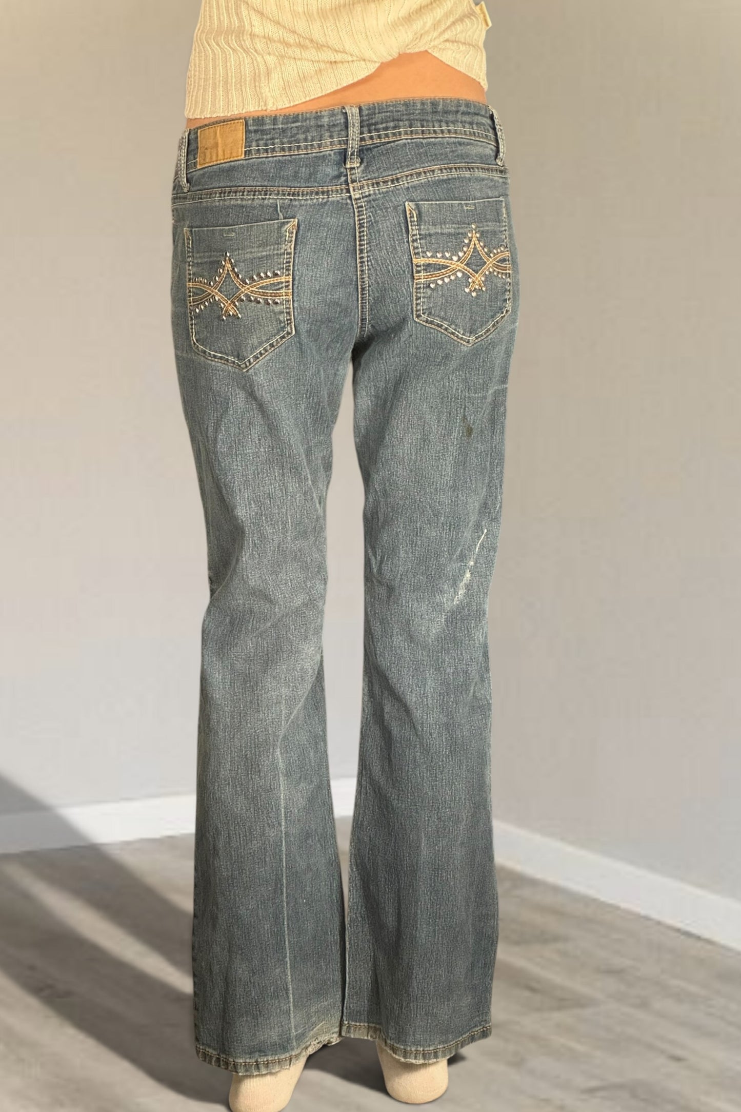 Lågmidjade jeans stl: S