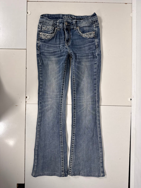Lågmidjade jeans stl: