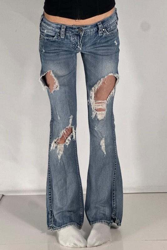 Lågmidjade jeans stl: S