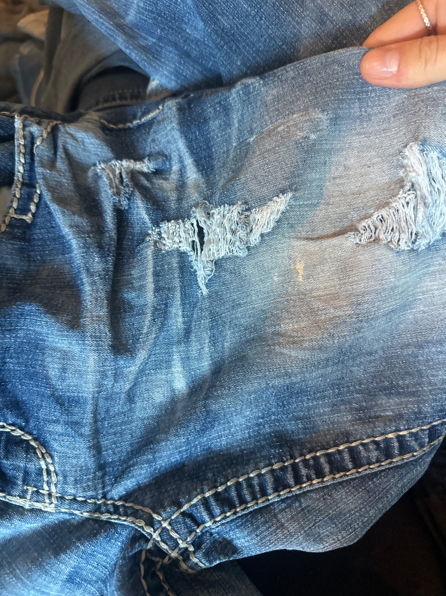 Lågmidjade jeans stl: S