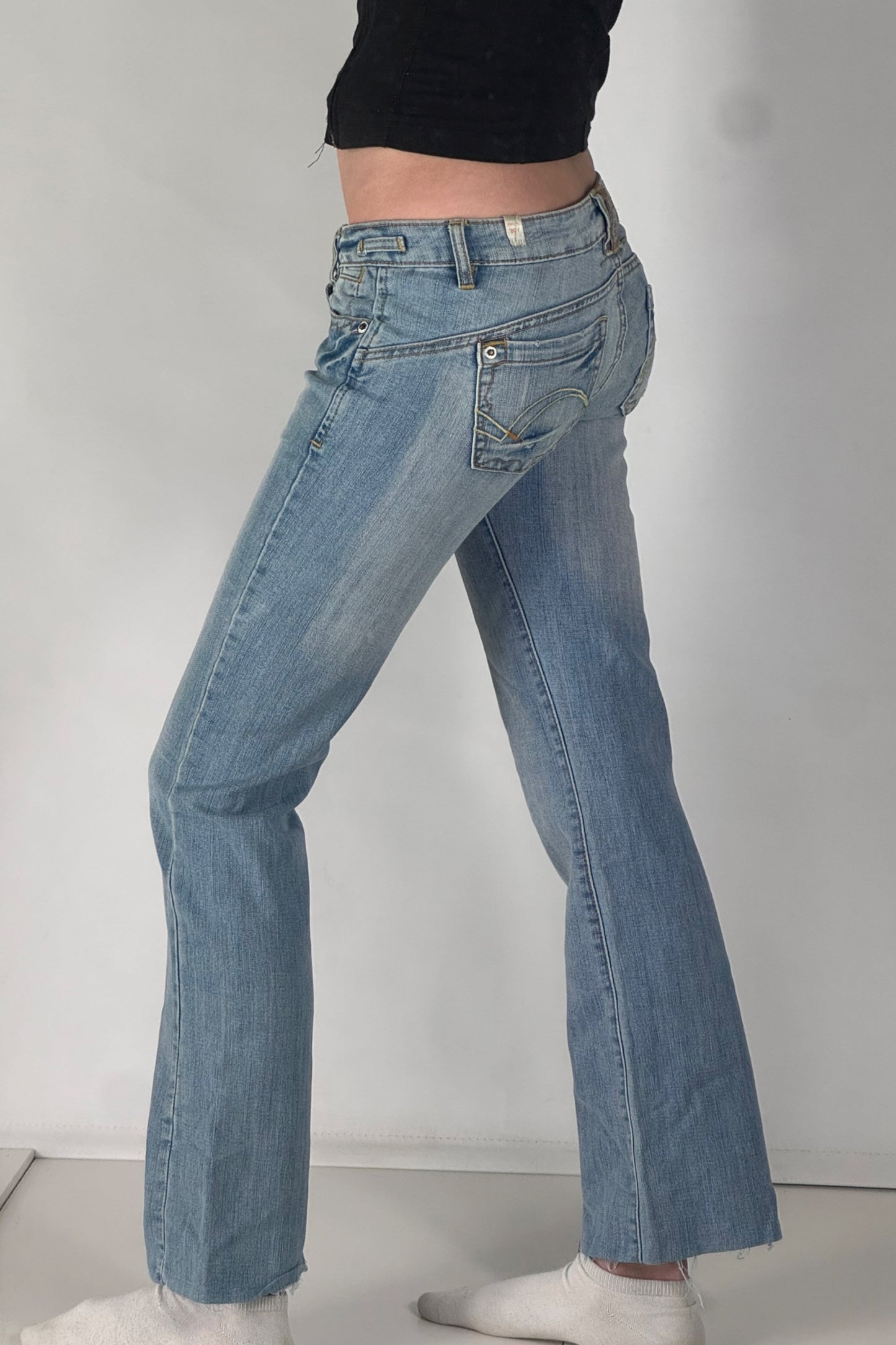 Lågmidjade jeans stl: XS