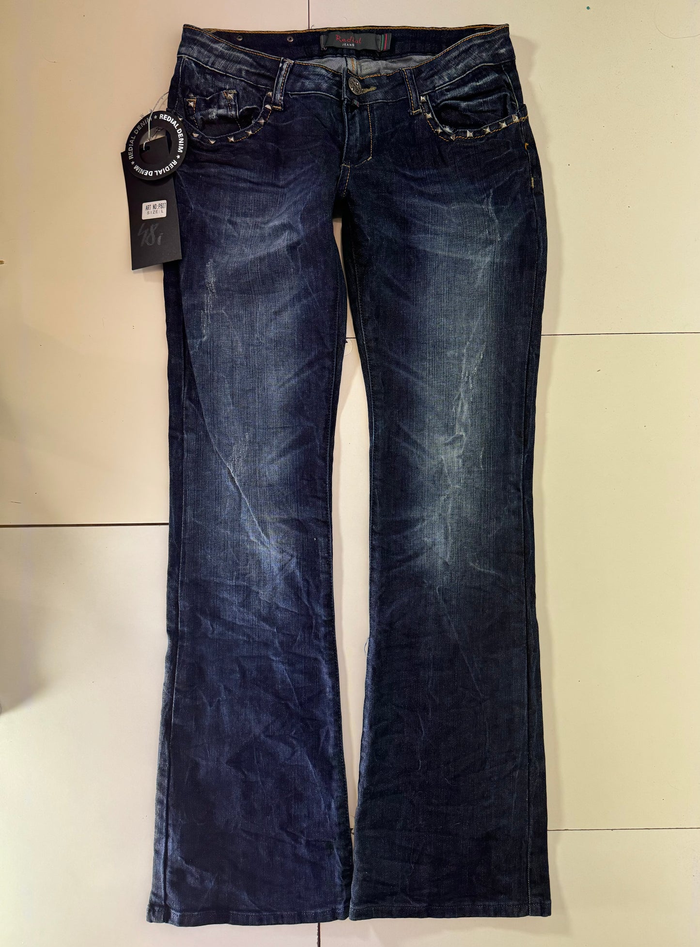 Lågmidjade jeans stl: S