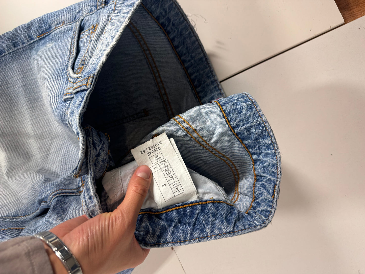 Lågmidjade jeans stl: M