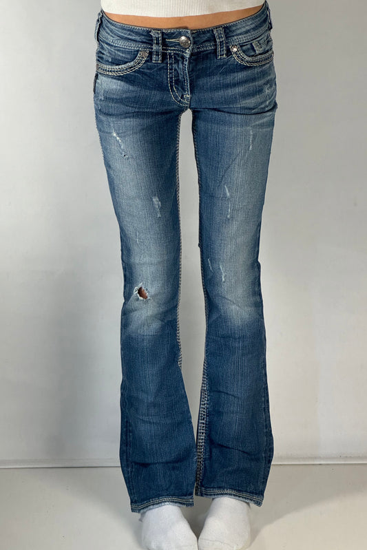 Lågmidjade jeans stl: XS