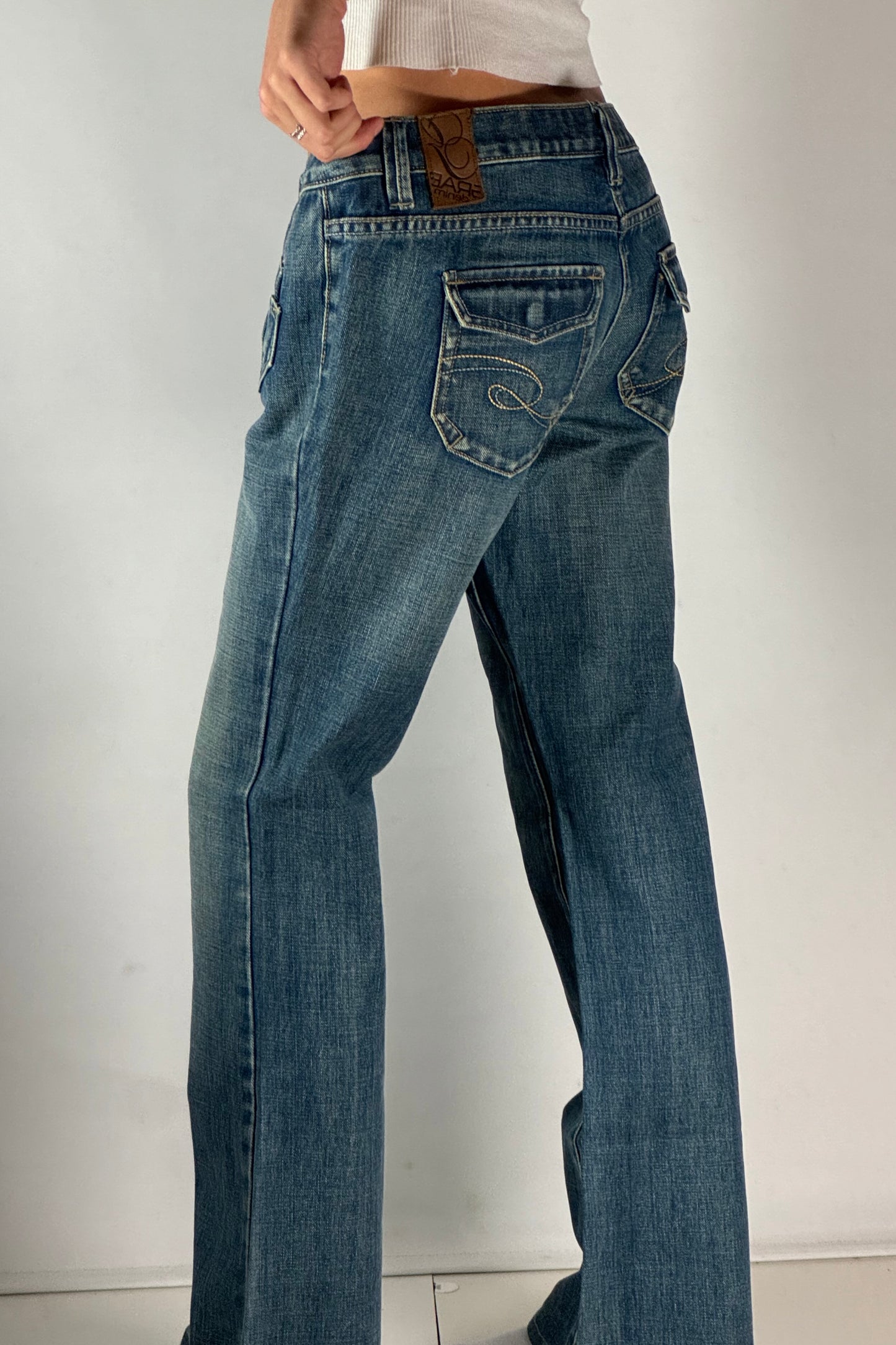 Lågmidjade jeans stl: M