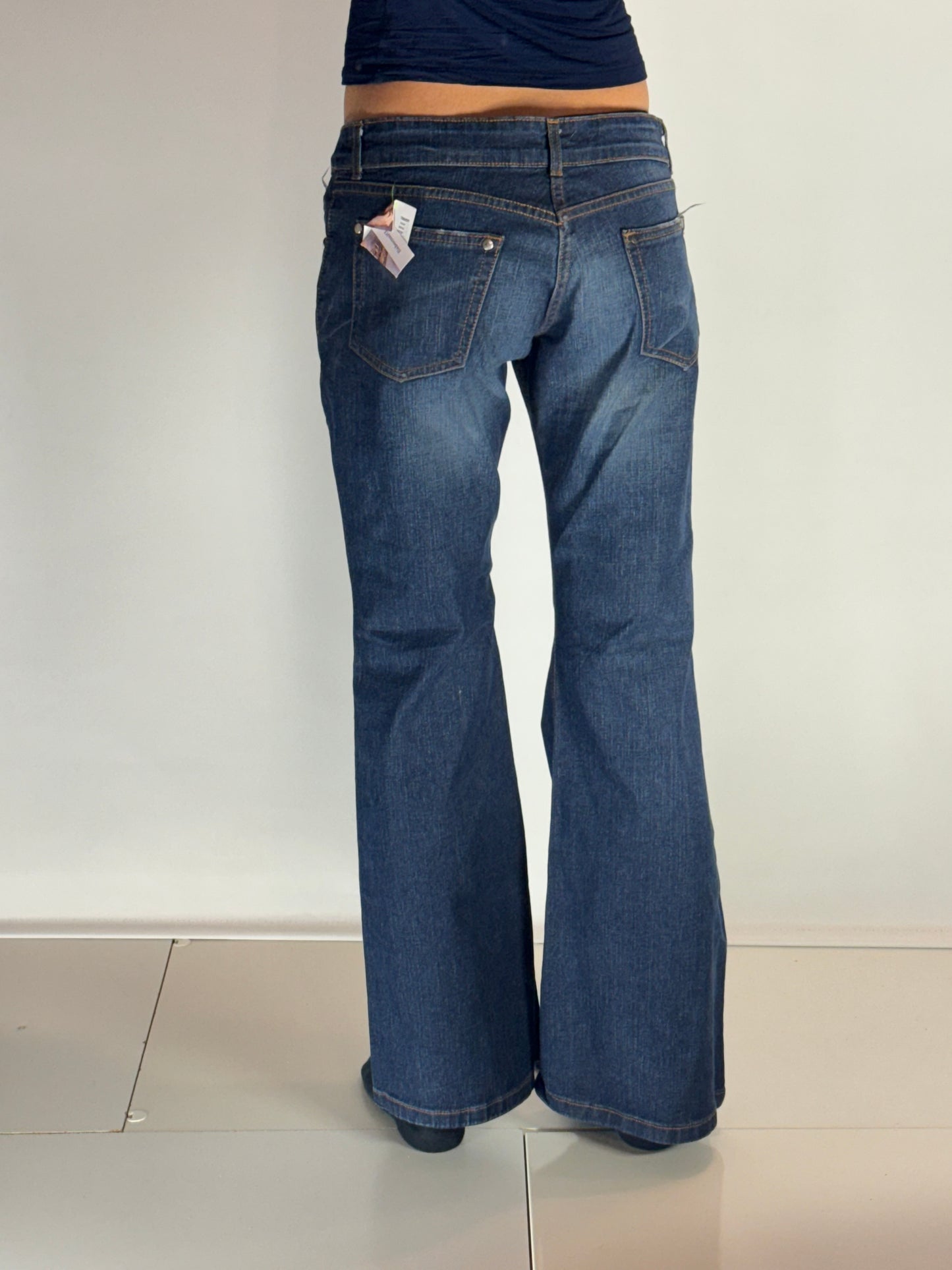 Lågmidjade jeans–stl: S/M