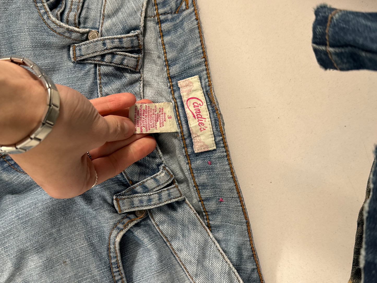 Lavtaljede jeans str: S