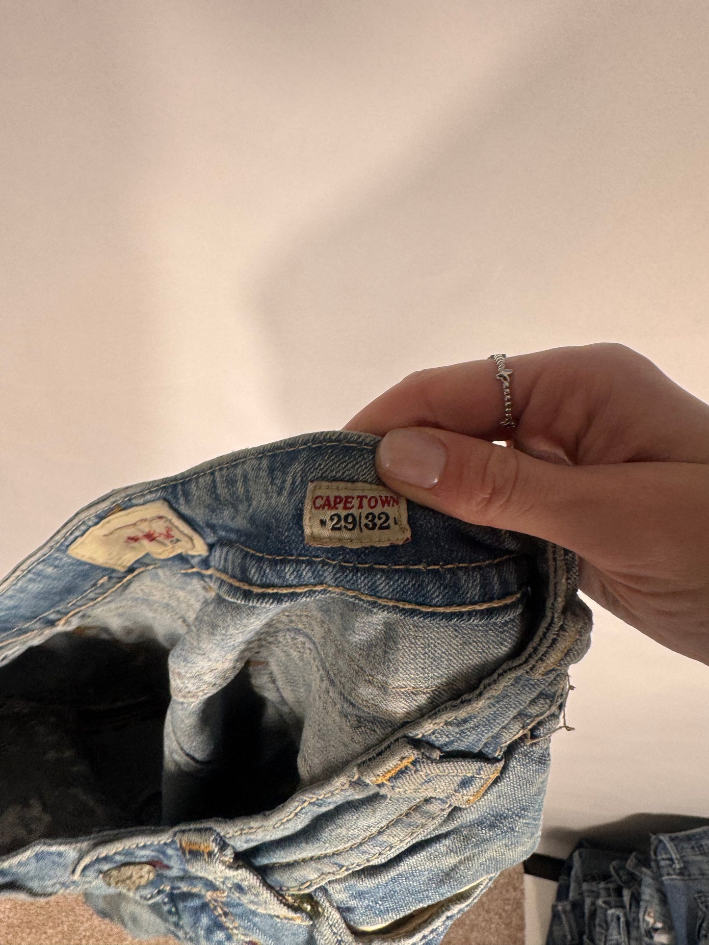 Lågmidjade jeans stl: M