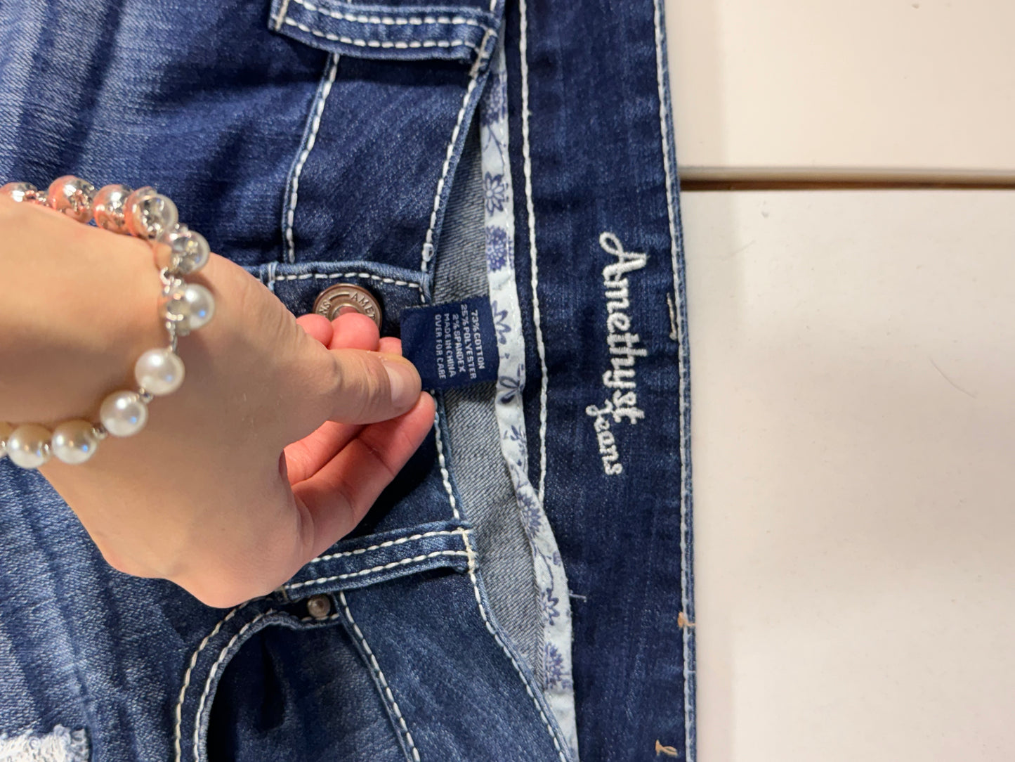 Lågmidjade jeans stl: S