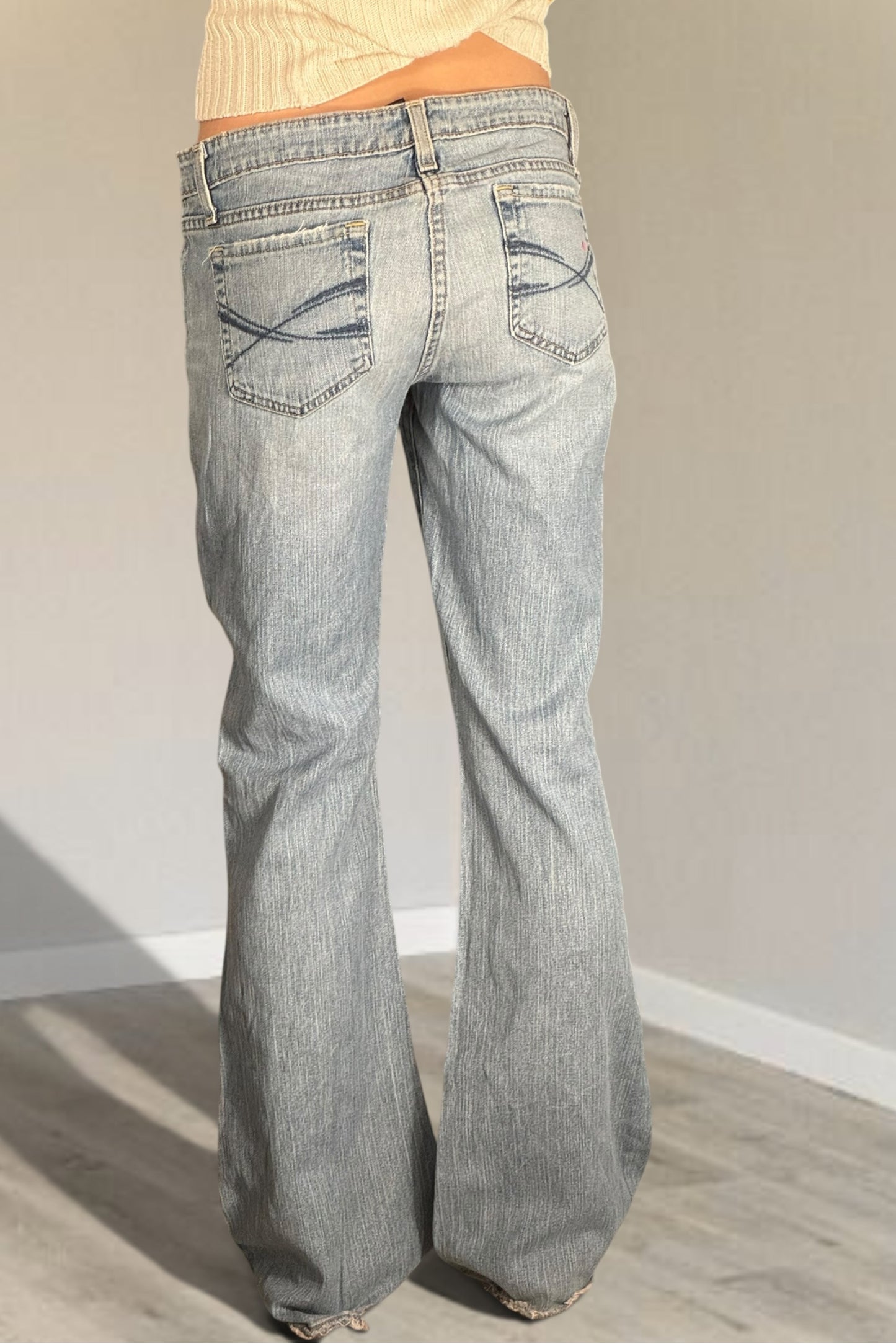 Lågmidjade jeans stl: S/M