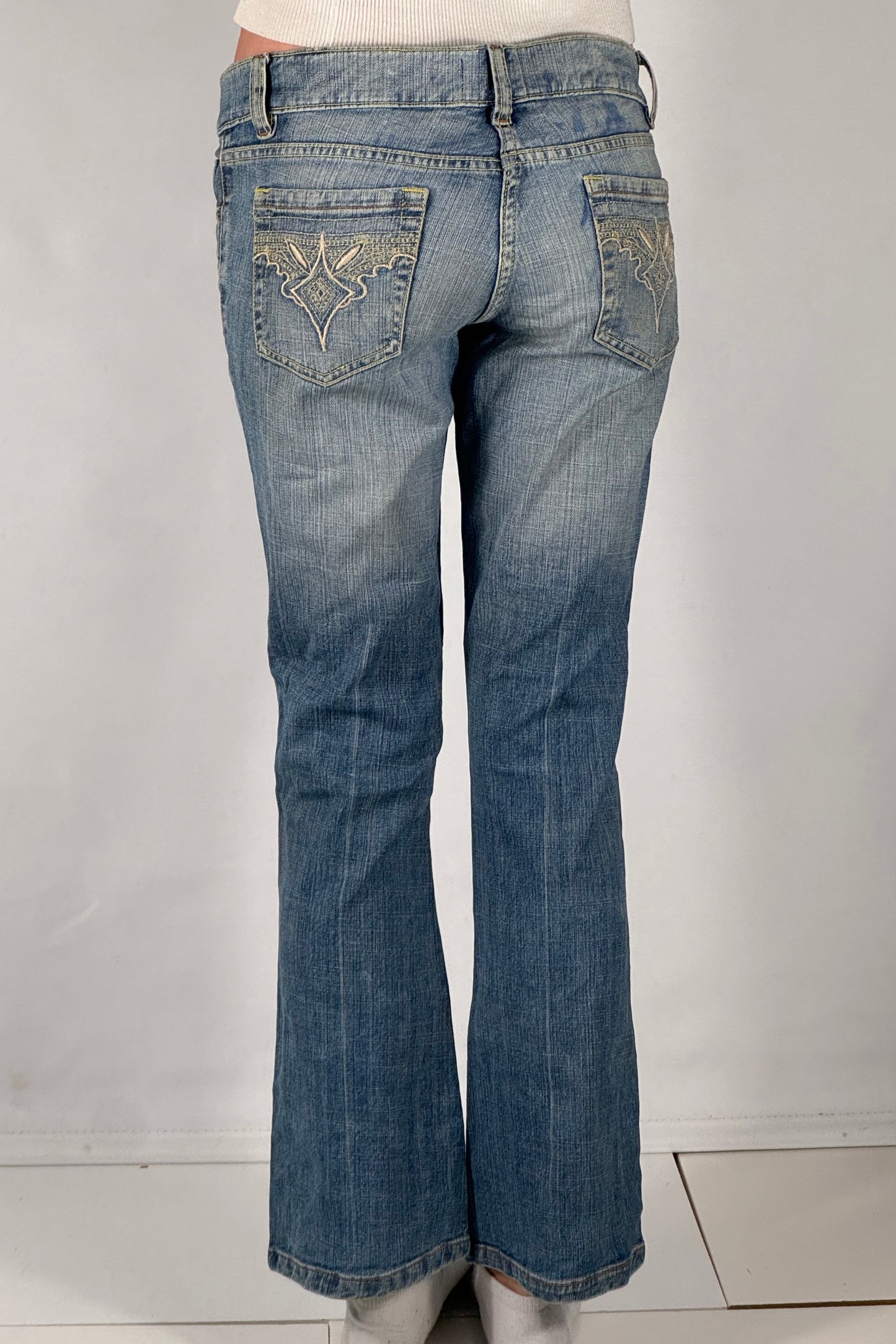 Lågmidjade jeans stl: S