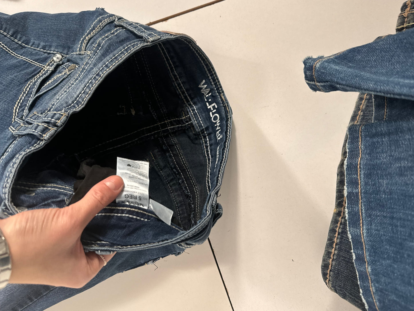 Lågmidjade jeans stl: