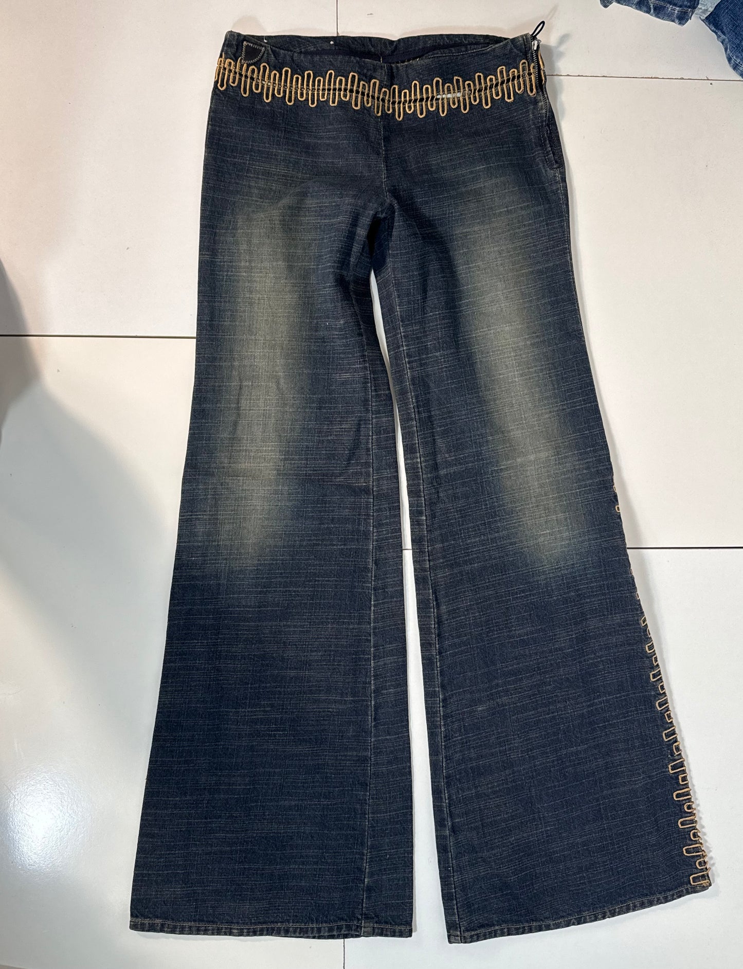 Lågmidjade byxor stl: XS