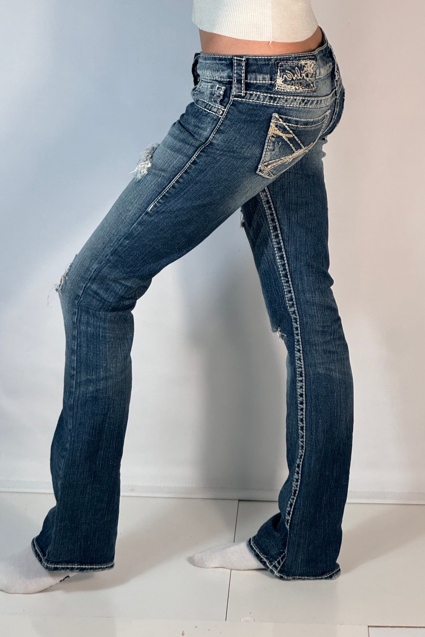 Lågmidjade jeans stl: XS
