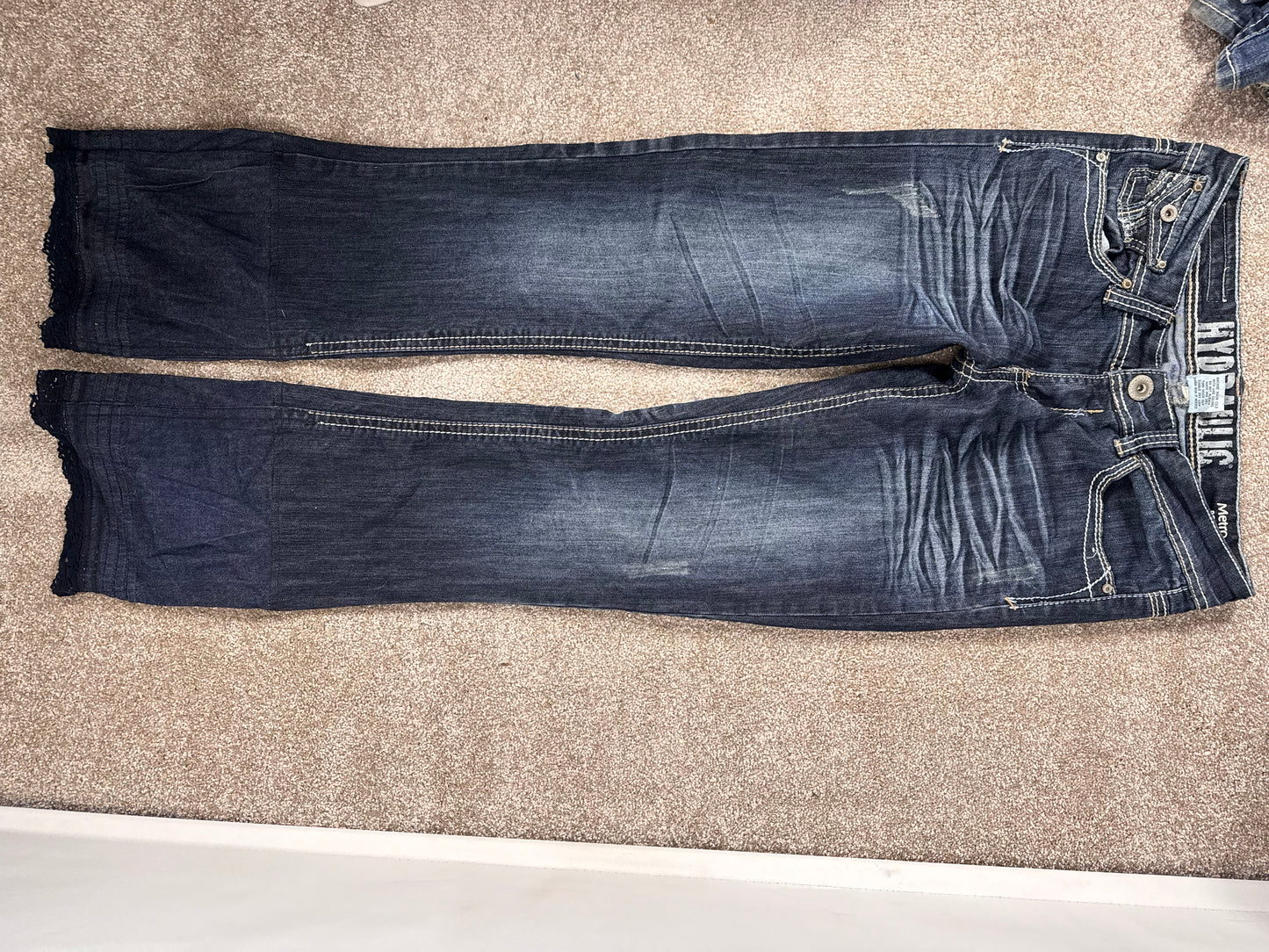 Lågmidjade jeans stl: S