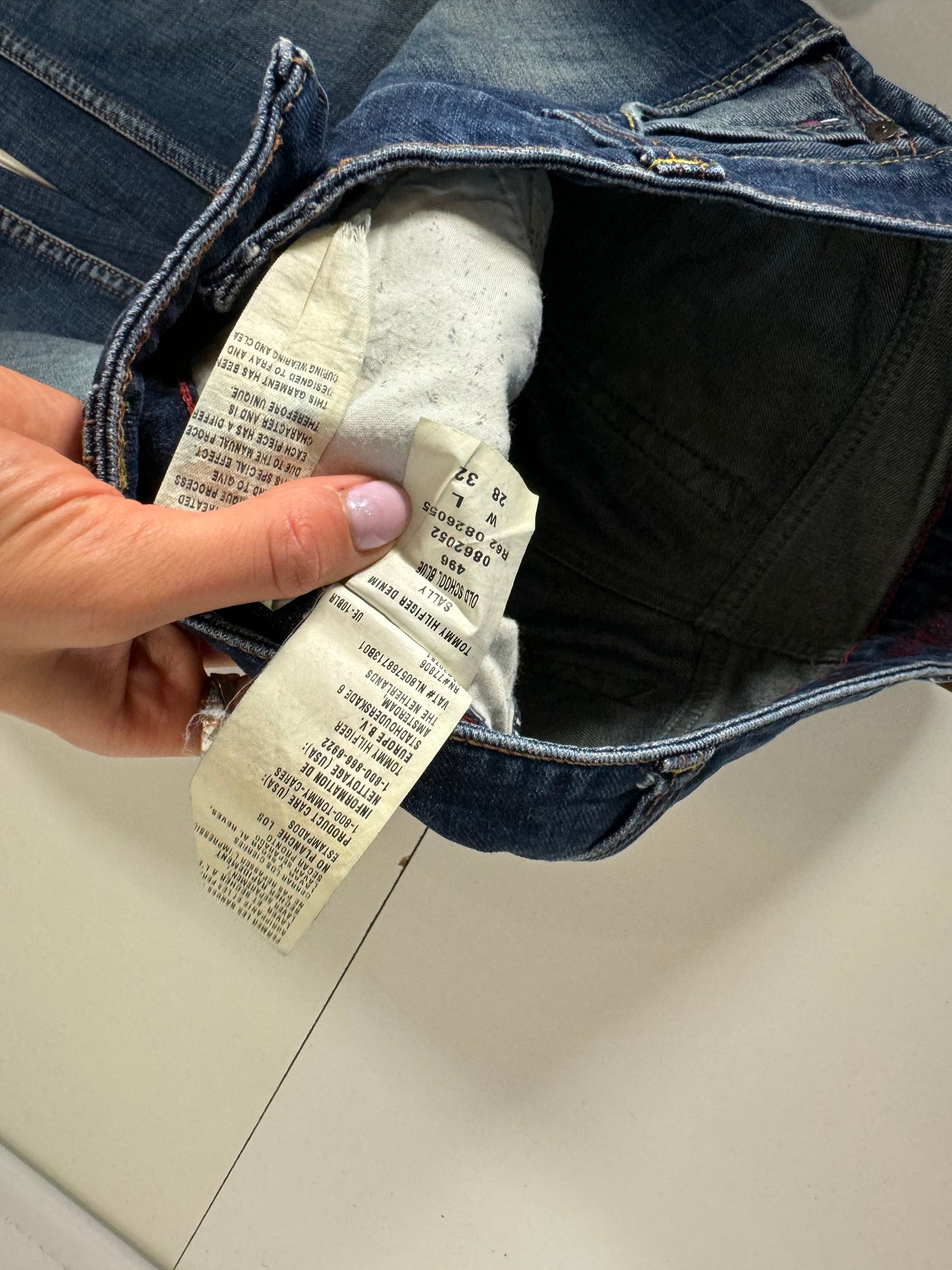 Lågmidjade jeans stl: S/M