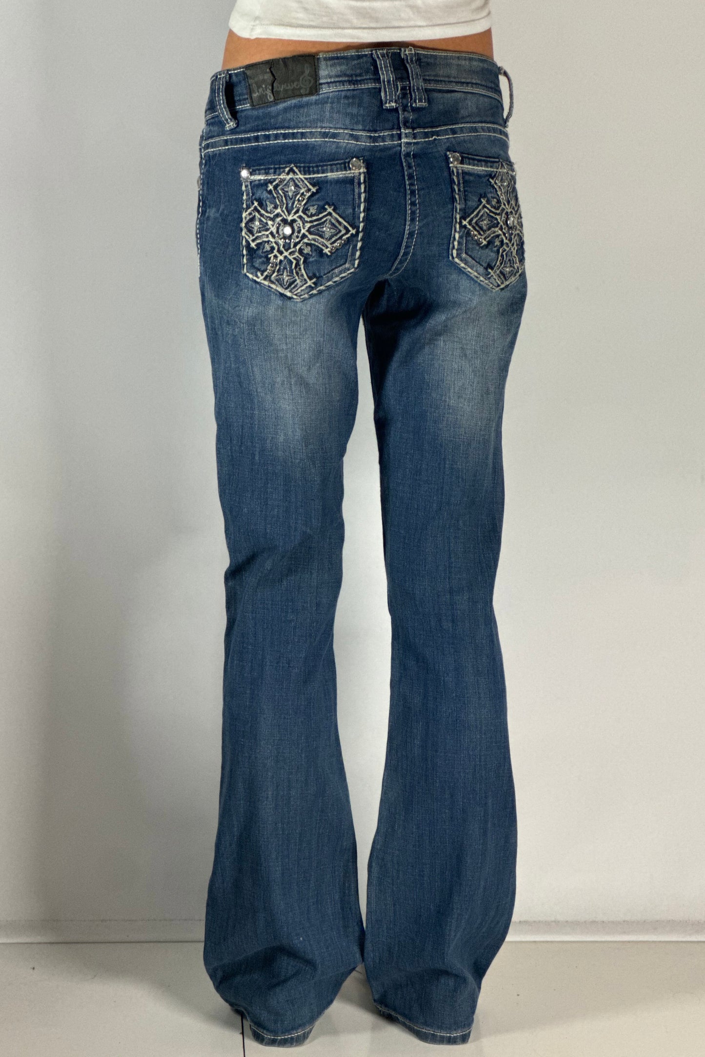 Lågmidjade jeans stl: S