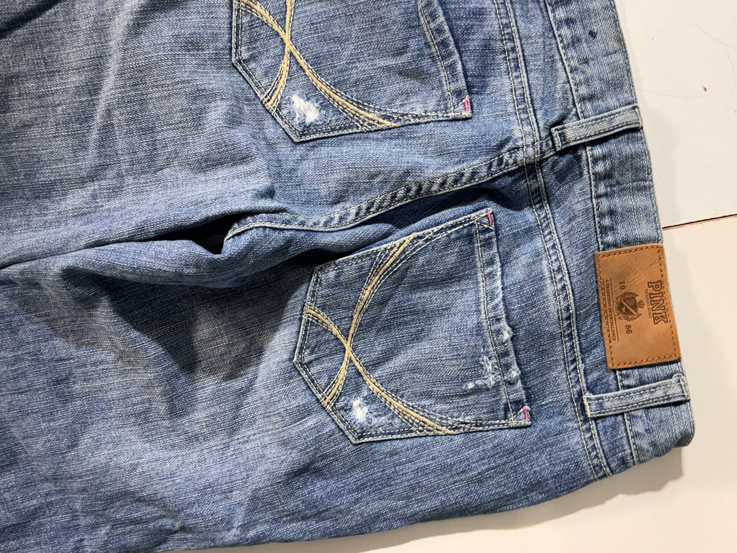 Lavtaljede jeans str: S/M