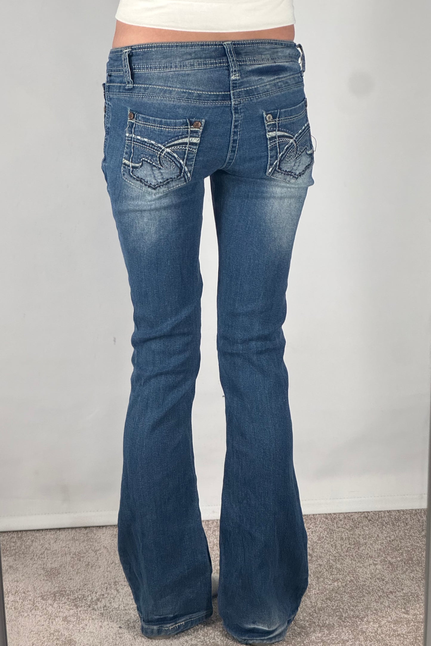 Lavlivede jeans str: XS