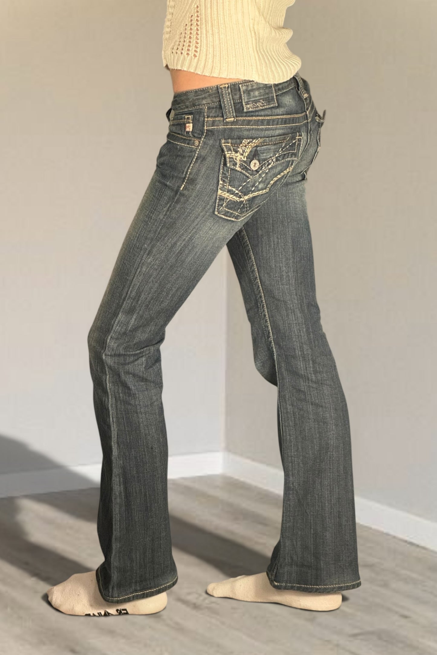 Lågmidjade jeans stl: XS