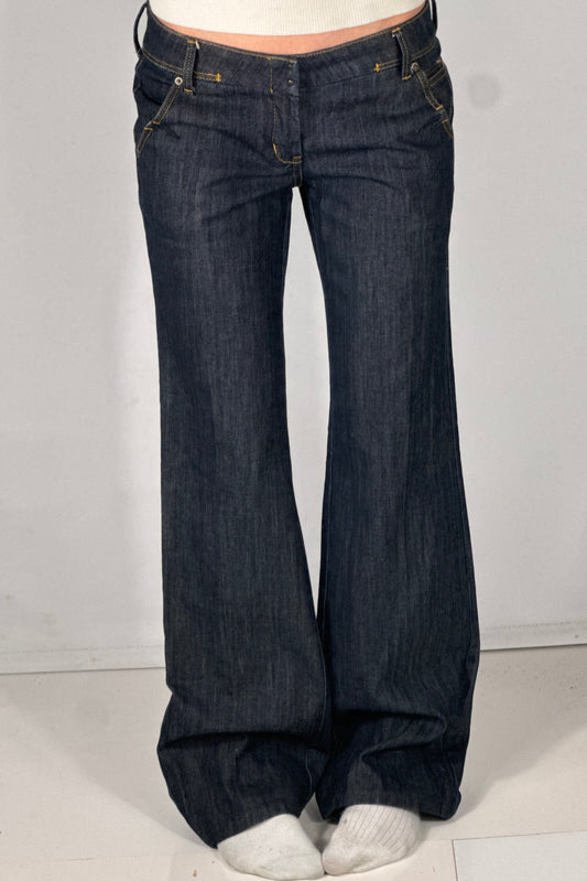 Lavtaljede jeans str: S