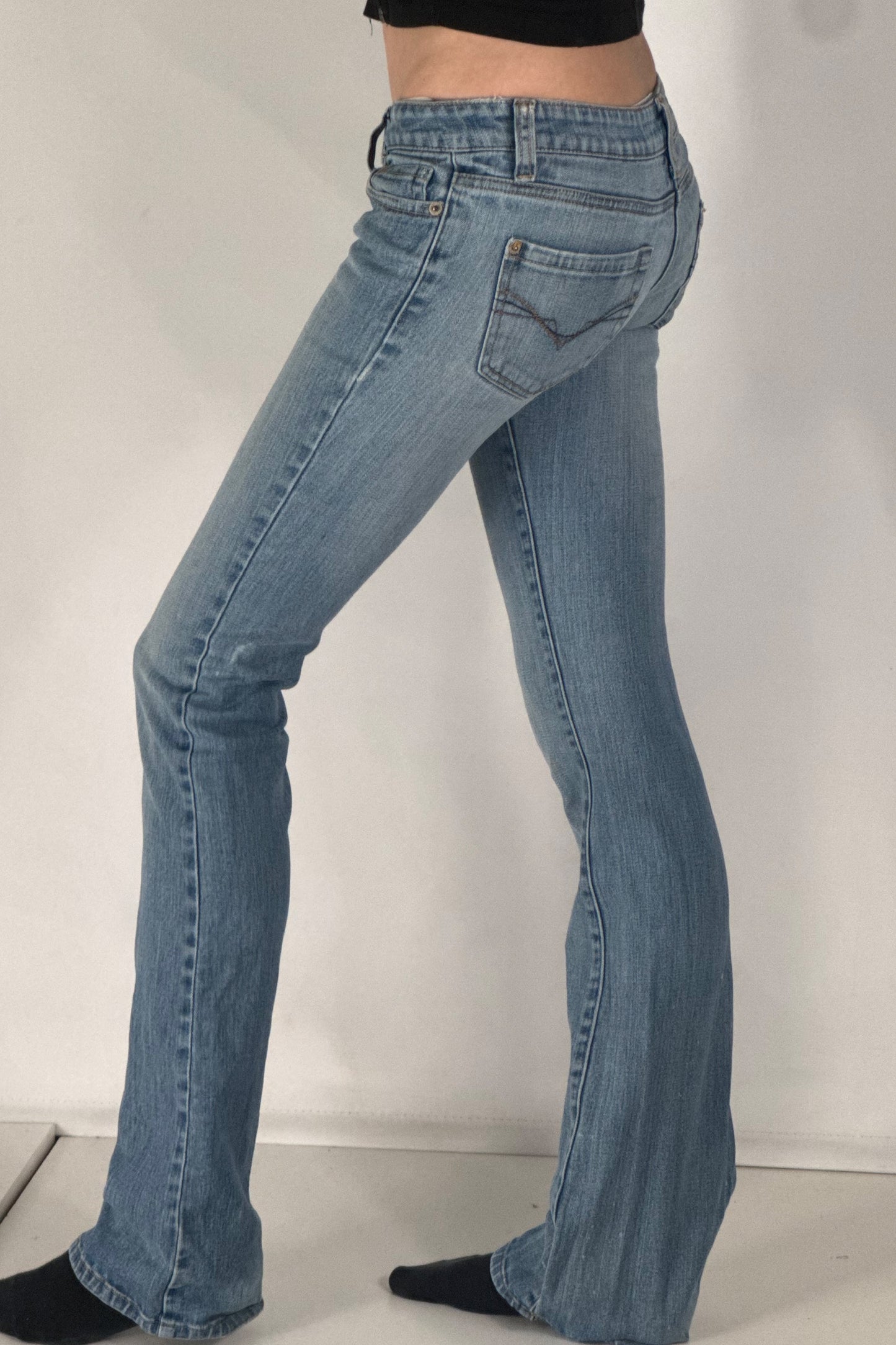 Lågmidjade jeans stl: XS