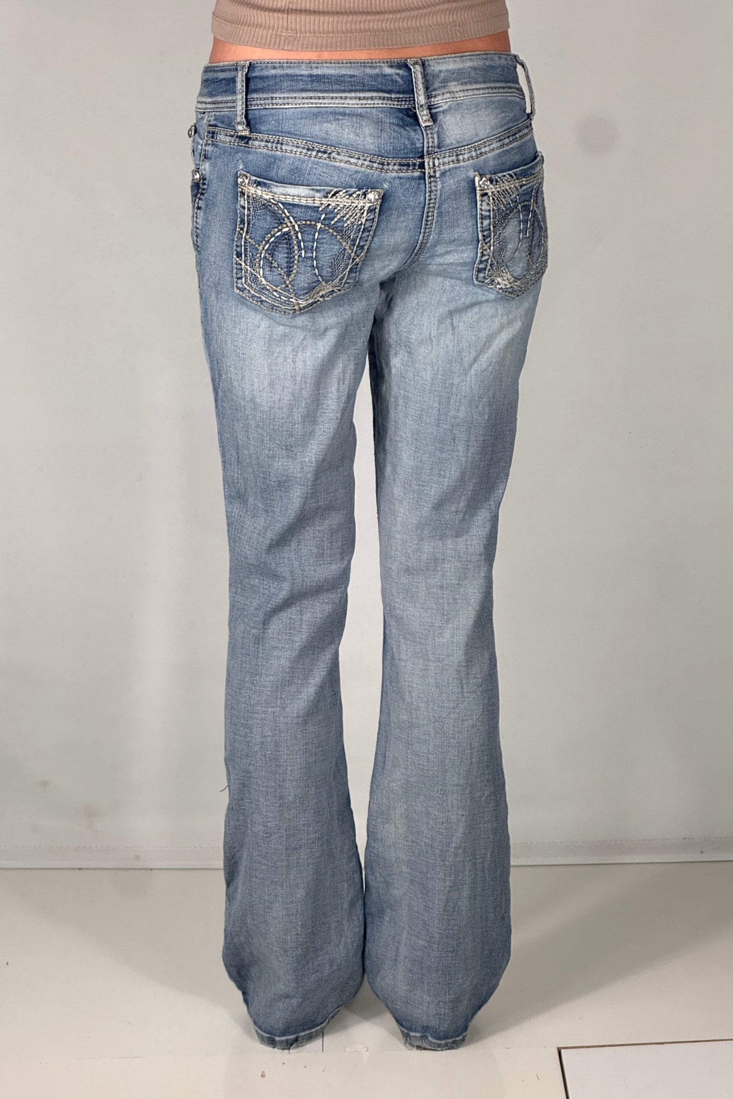 Lågmidjade jeans stl: S
