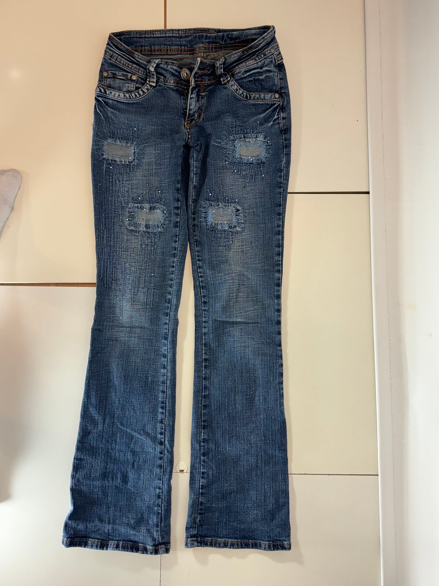 Lågmidjade jeans stl: XS
