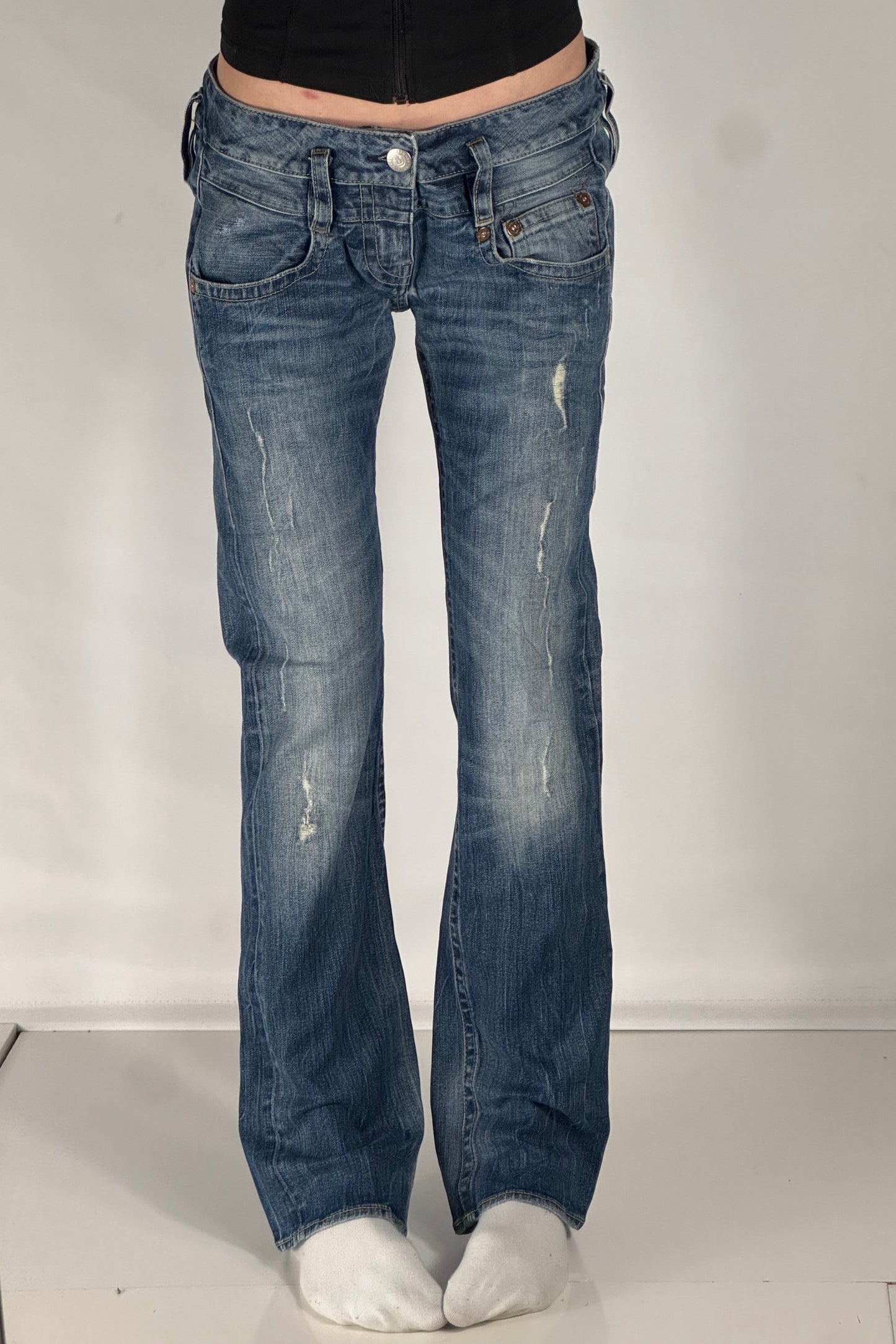 Lågmidjade jeans stl: S/M