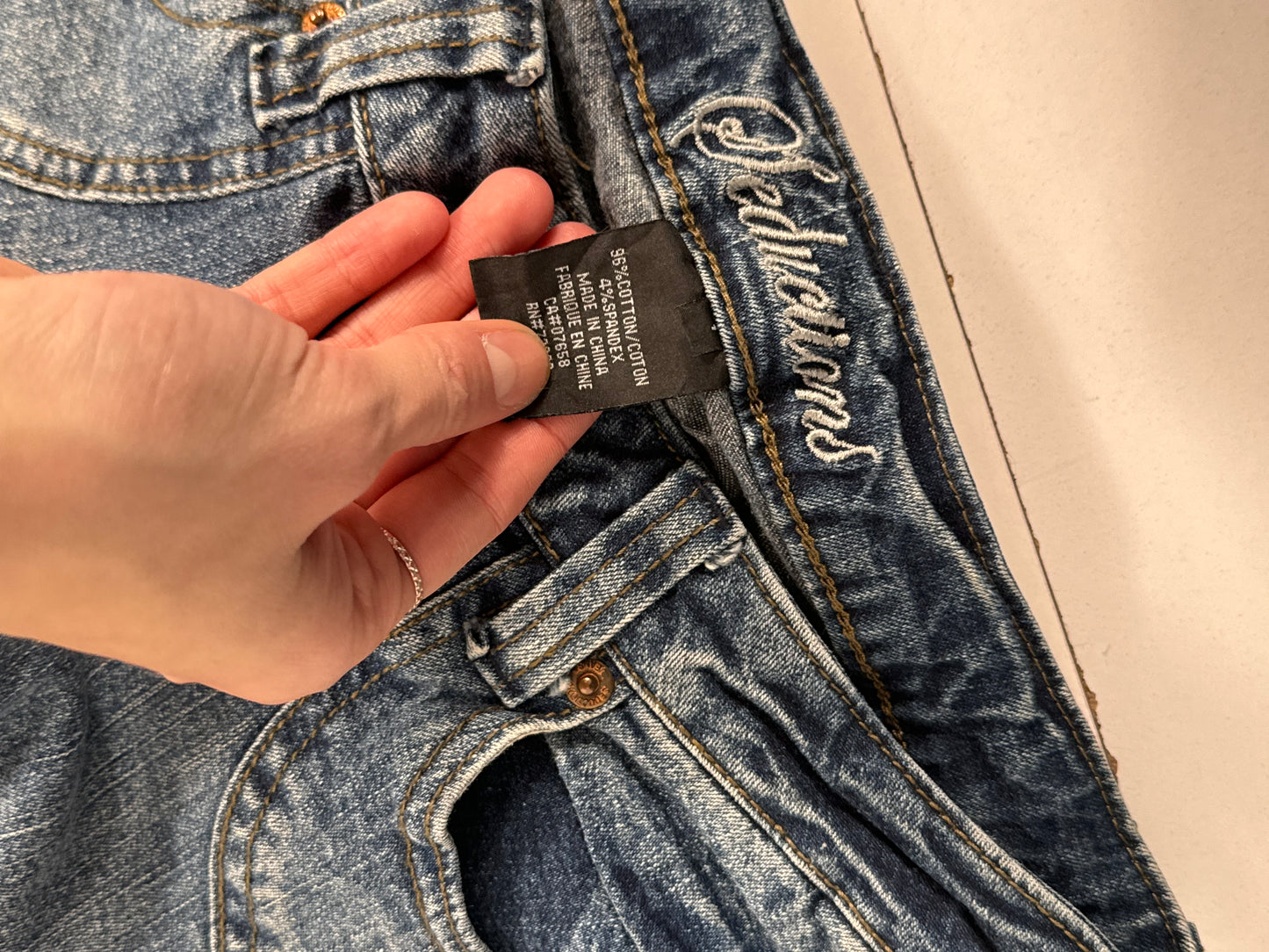 Lavlivede jeans str: XXS