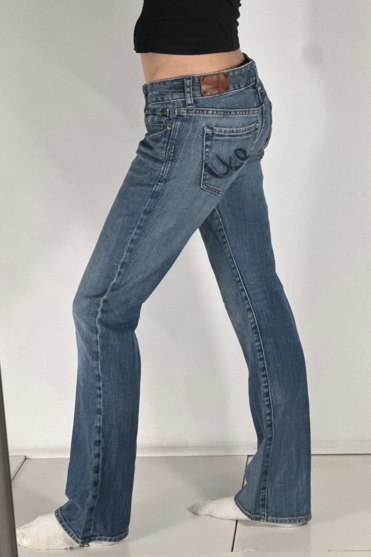 Lågmidjade jeans stl: S