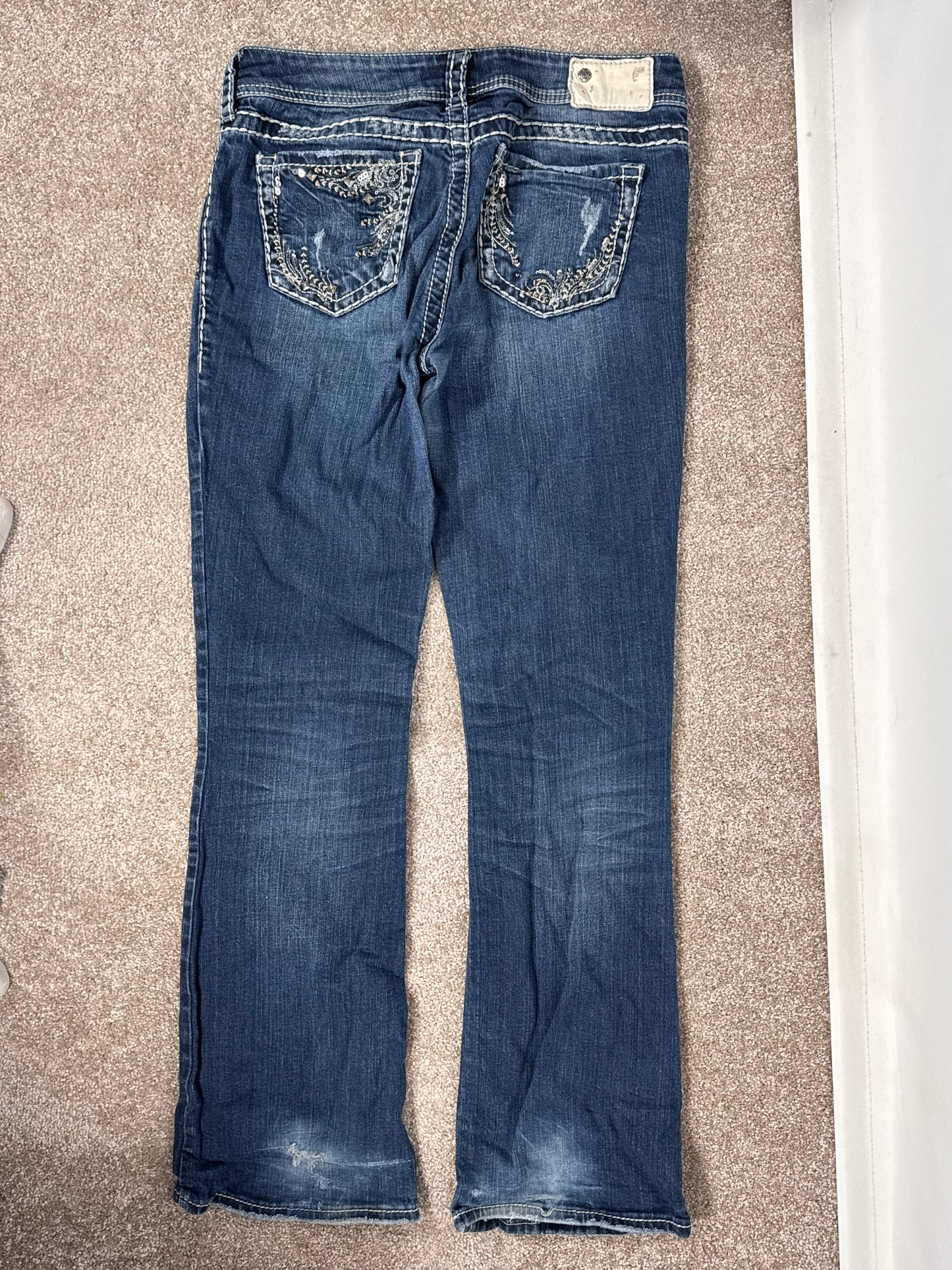 Lågmidjade jeans stl: S