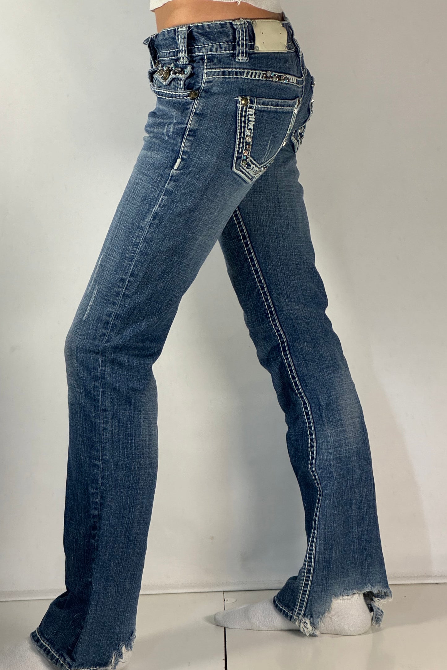 Lågmidjade jeans stl: XS