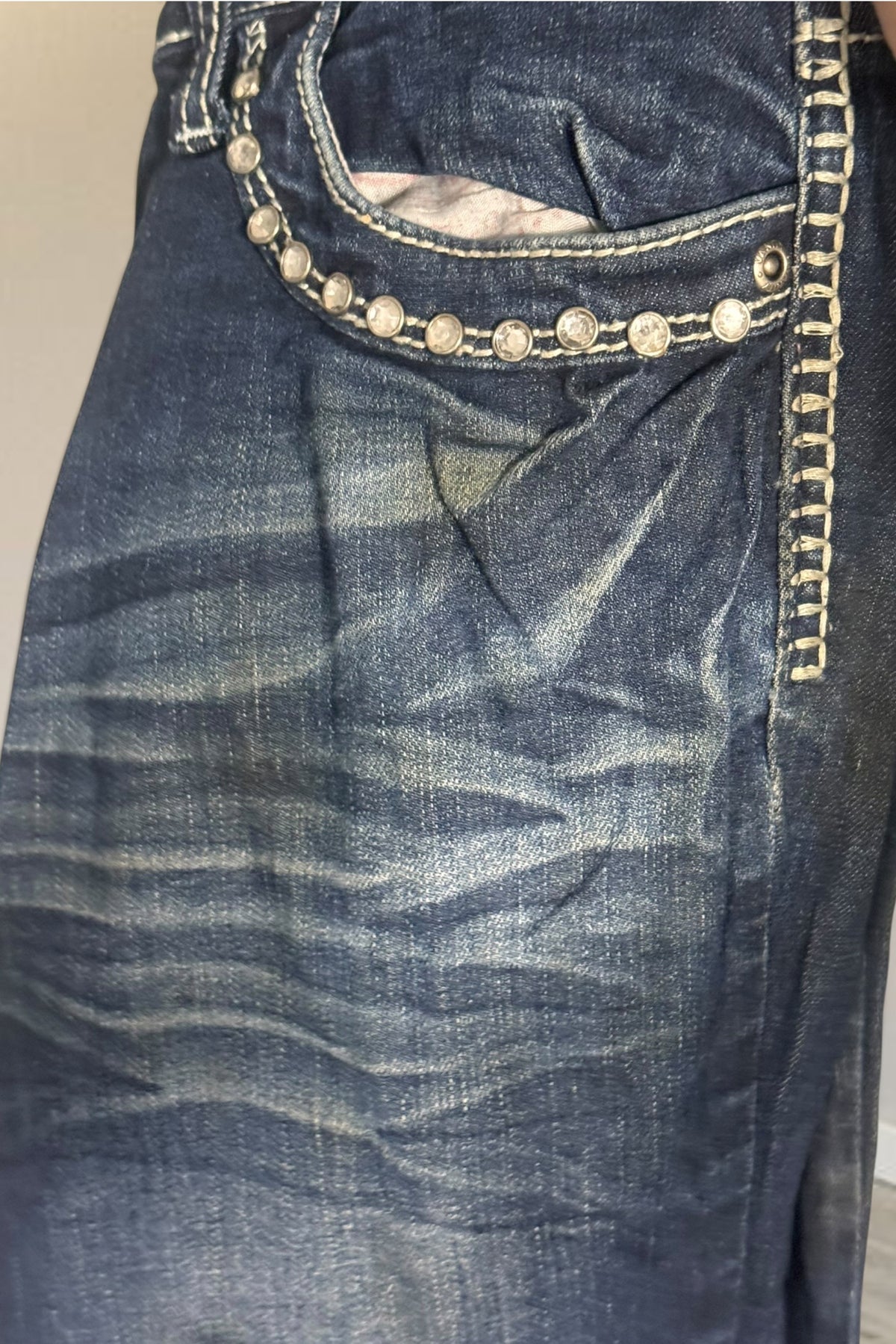 Lågmidjade jeans stl: S