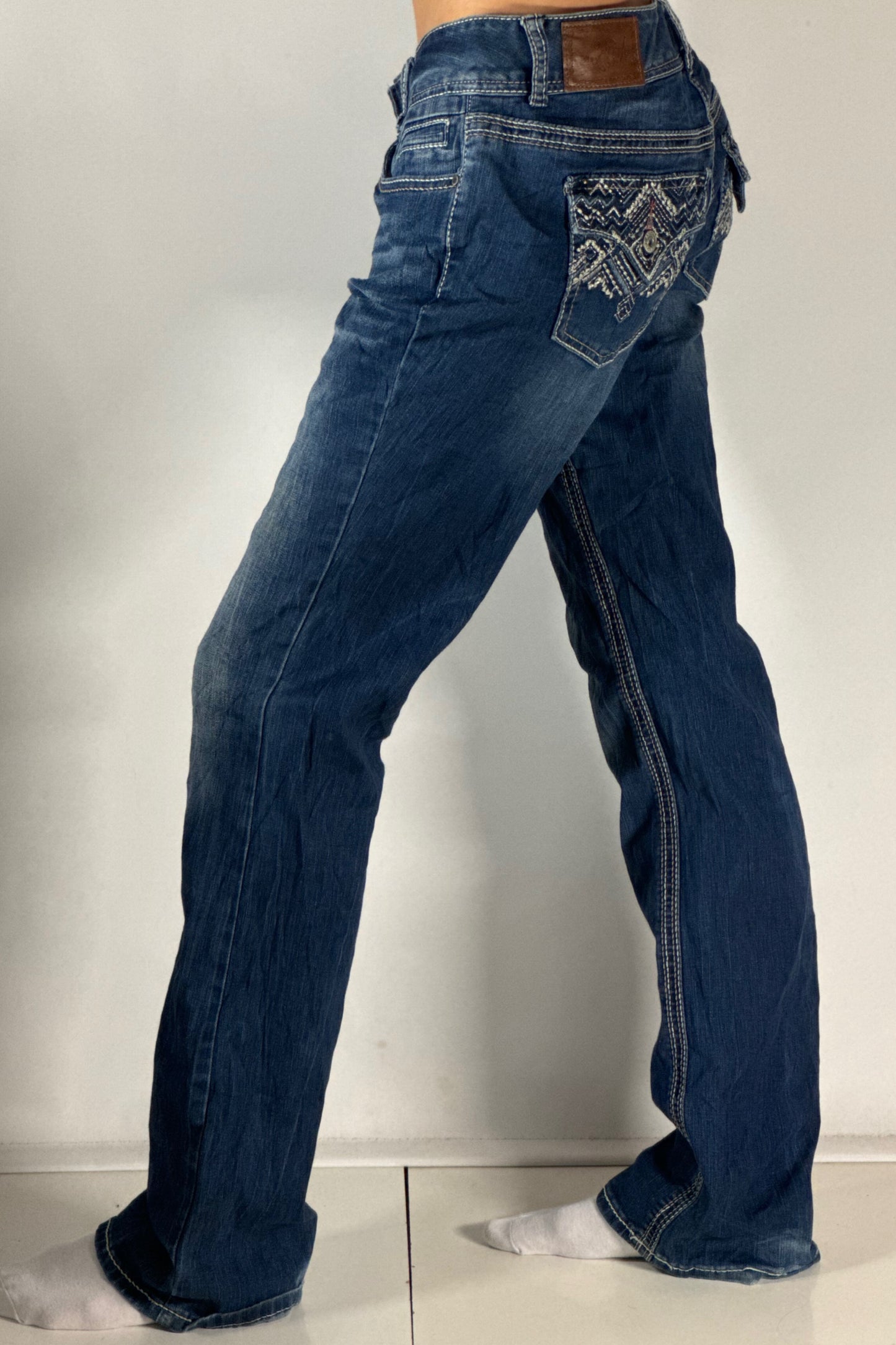 Lågmidjade jeans stl: S