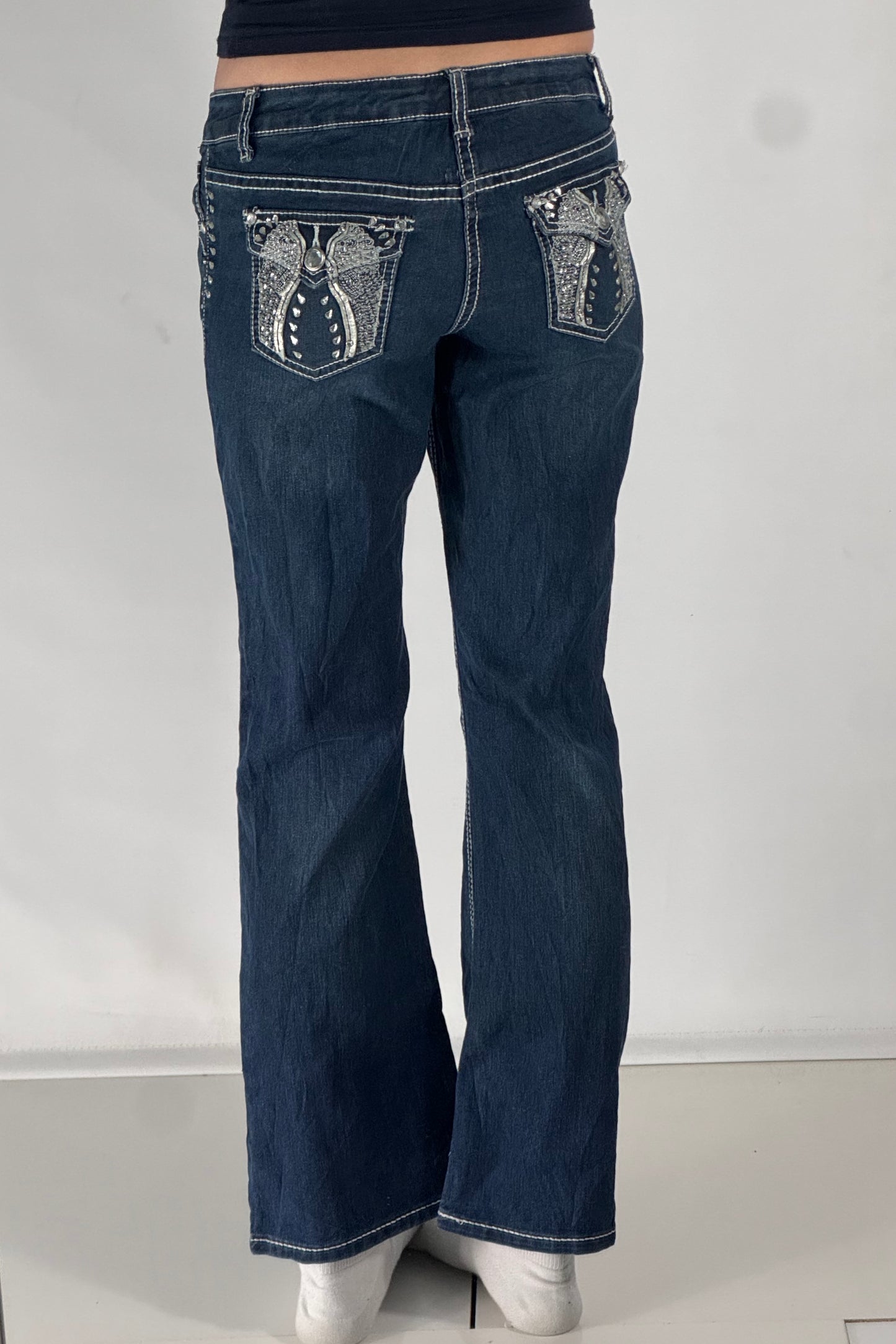 Lågmidjade jeans stl: XXS