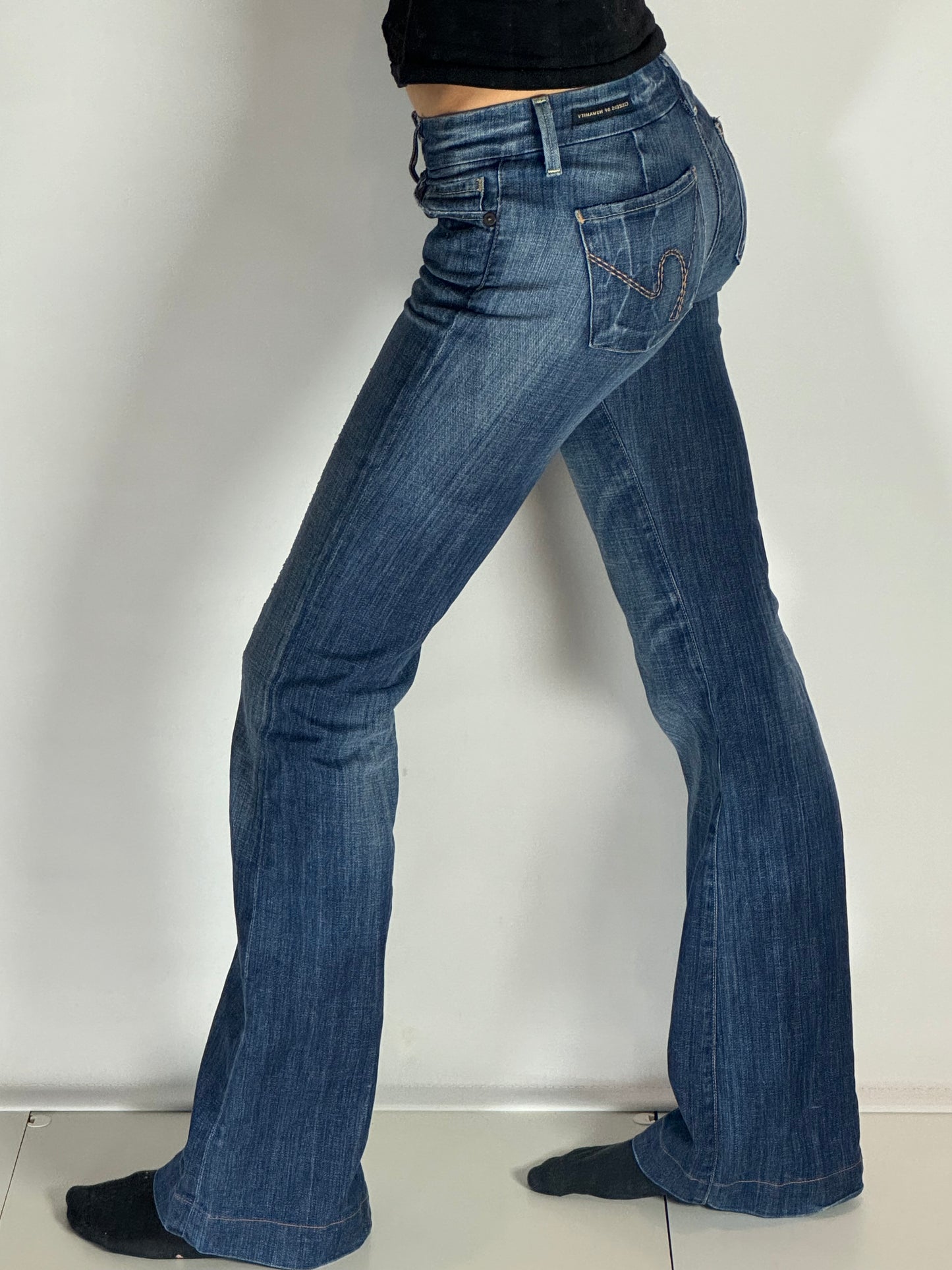 Lågmidjade jeans stl: XS