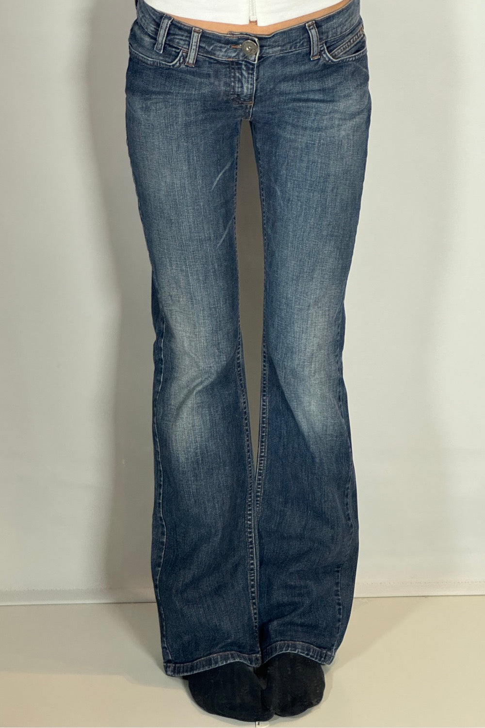 Lågmidjade jeans stl: S
