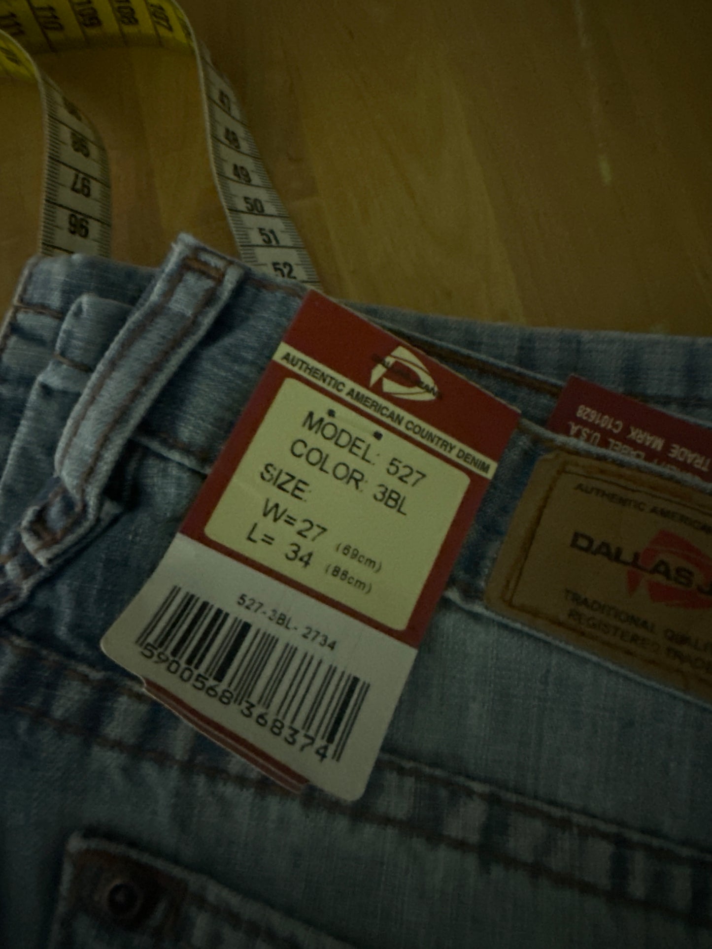 Lågmidjade jeans stl: XXS (W27/L34)