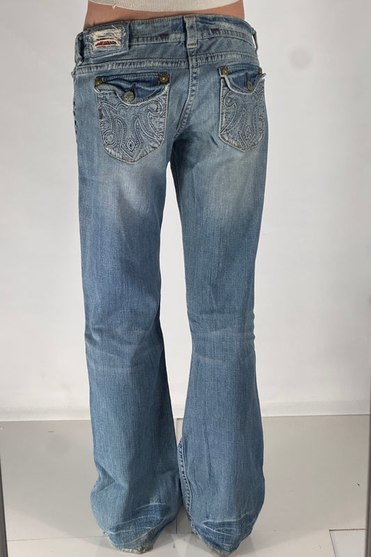 Lågmidjade jeans stl: M