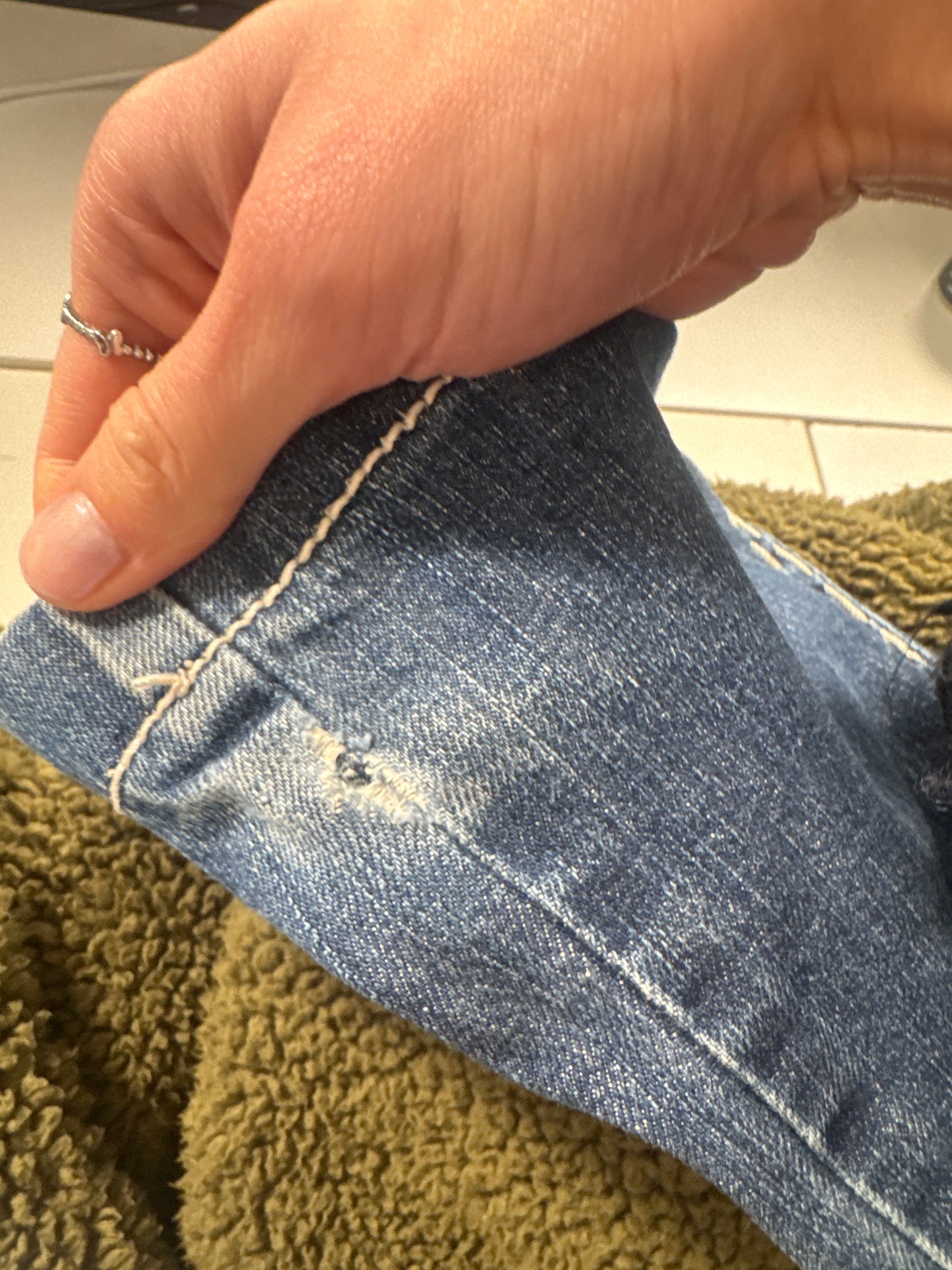 Lågmidjade jeans stl: XS