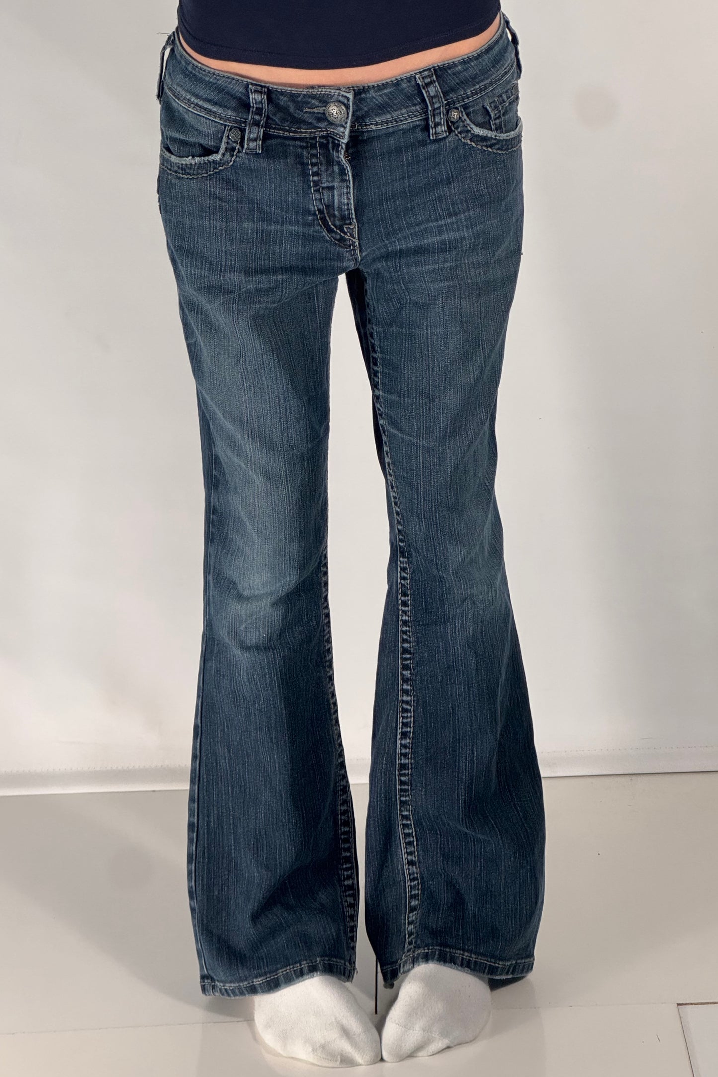 Lågmidjade jeans stl: M