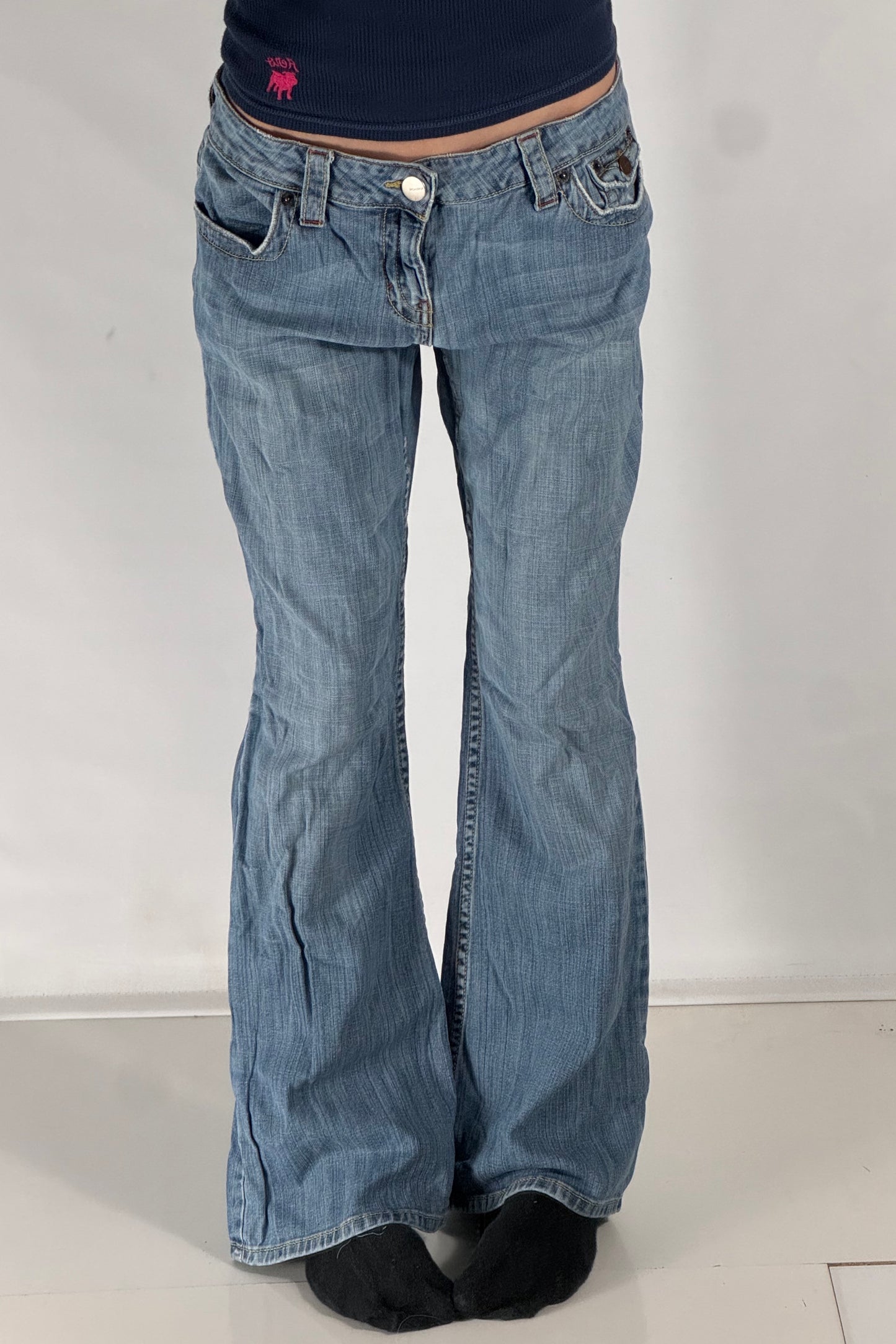 Lågmidjade jeans stl: L