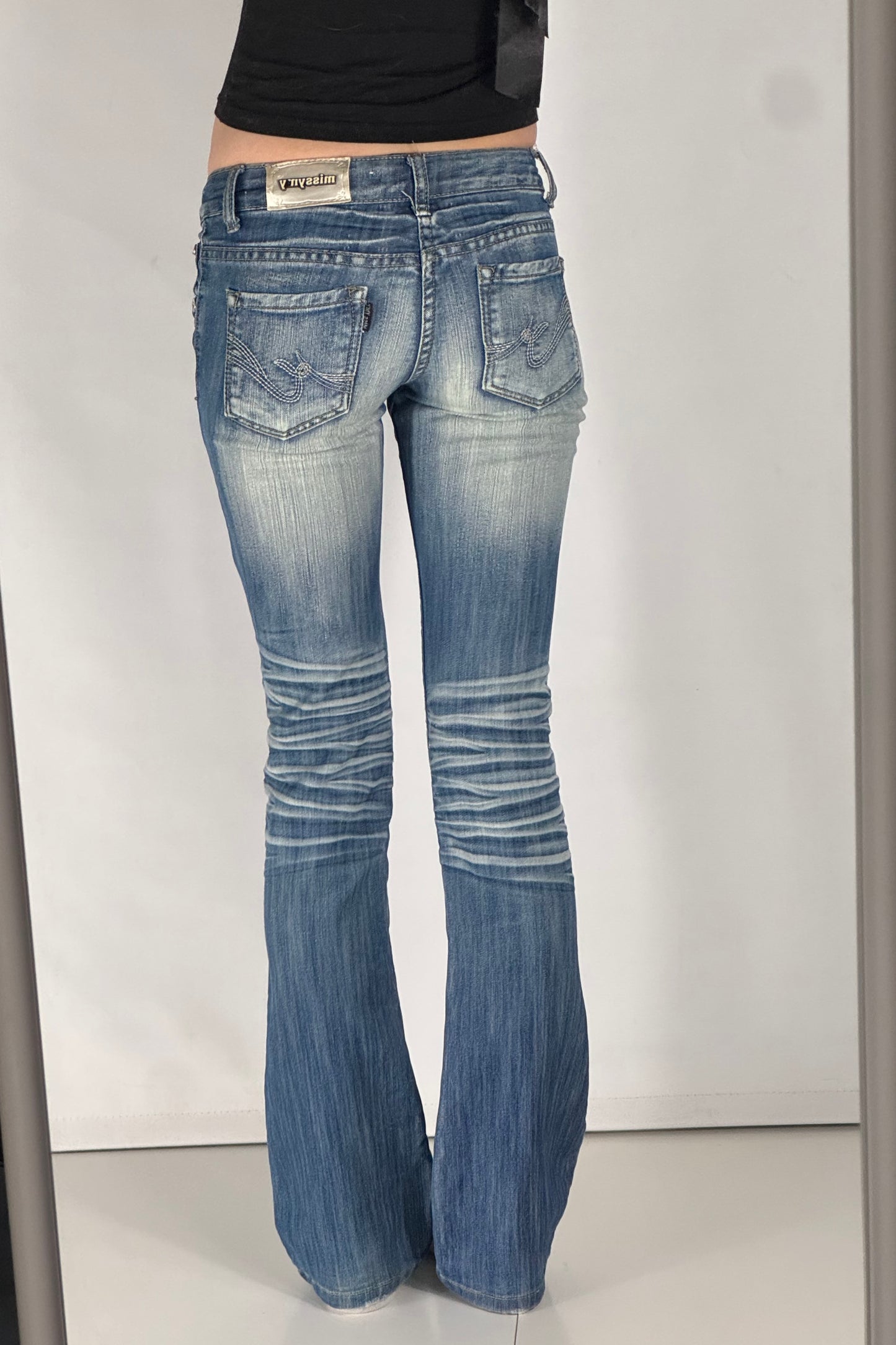 Lågmidjade jeans stl: XS